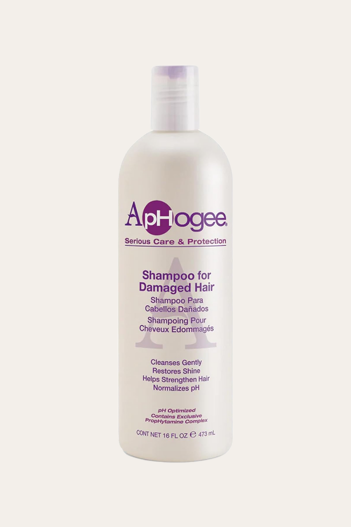 Aphogee Replenishing Repair Shampoo for Dry Damaged Hair 16 Oz