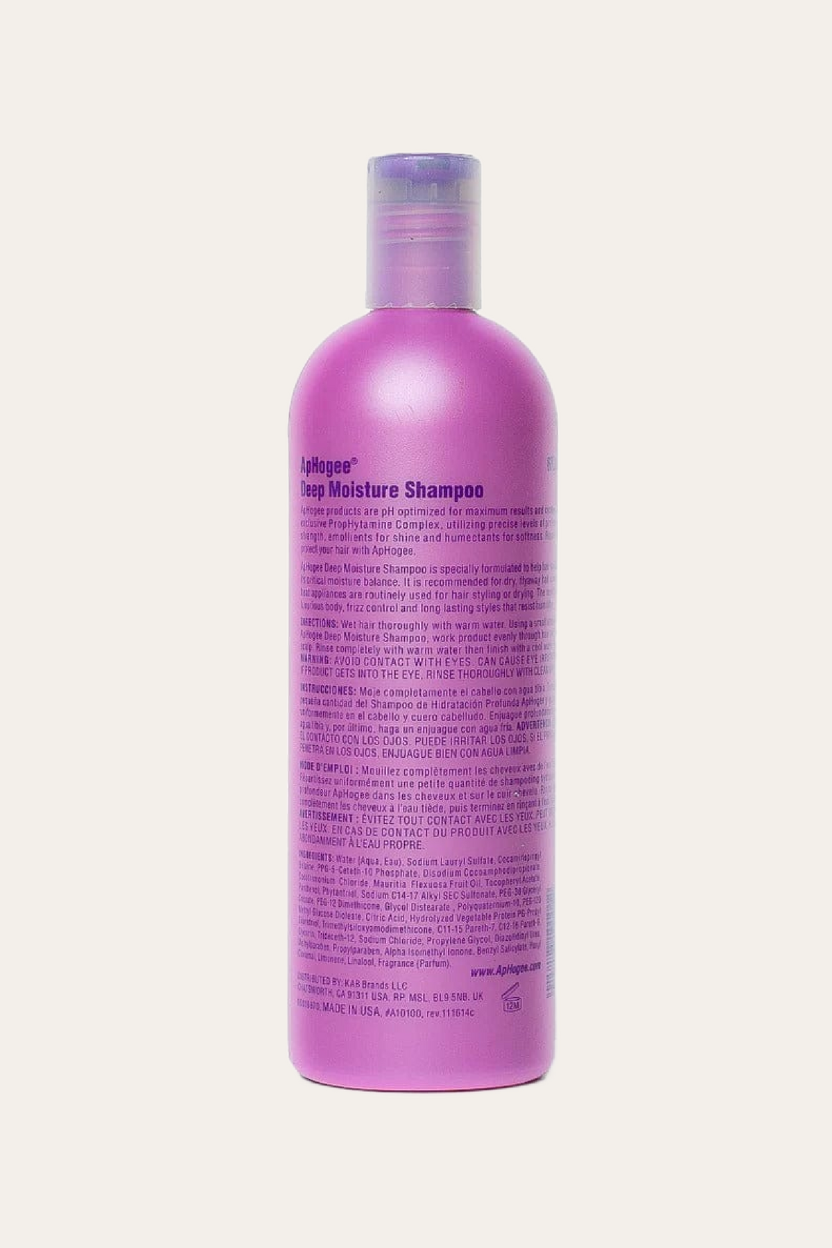 Aphogee Deep Moisture Shampoo 16 Oz