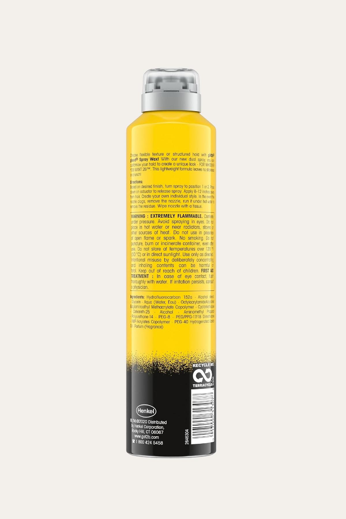 Got2B Glued Spray Wax, 2-in-1 Dual hold 8 Oz