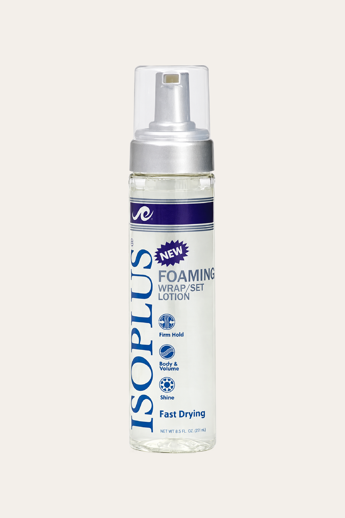 Isoplus Foaming Wrap/Set Lotion, Firm Hold 8.5 Oz
