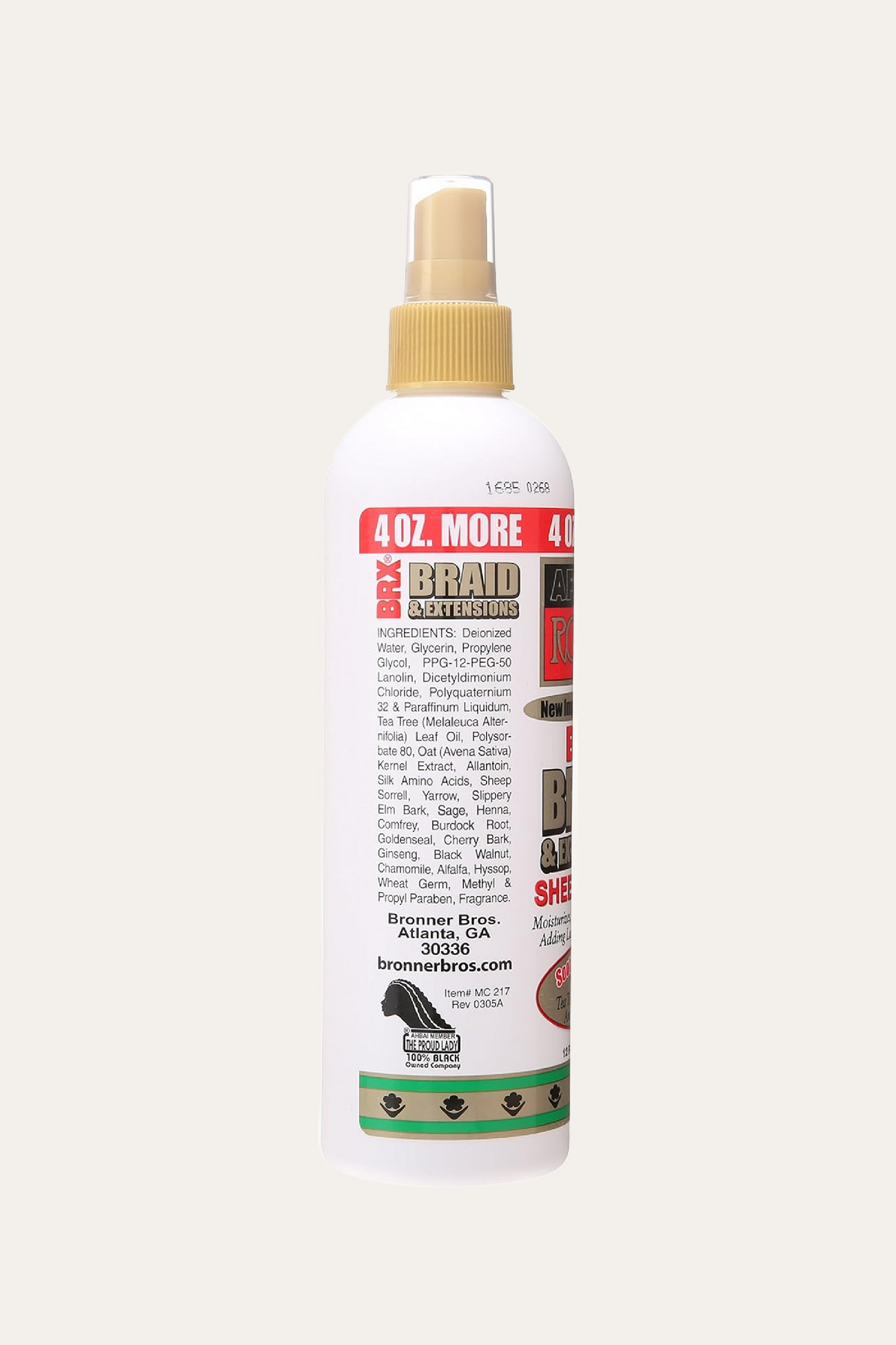 B&B African Royale BRX Braid and Extensions Sheen Spray 12 Oz