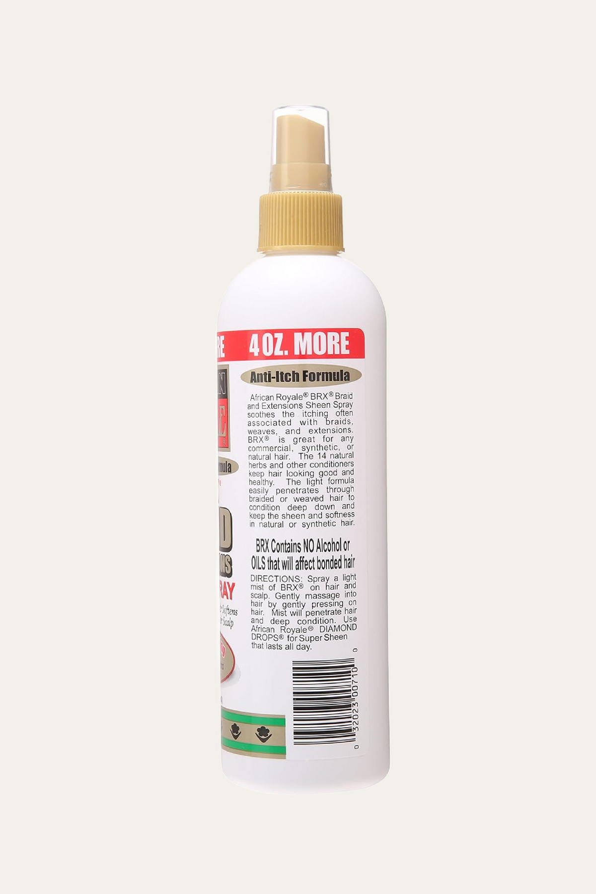 B&B African Royale BRX Braid and Extensions Sheen Spray 12 Oz