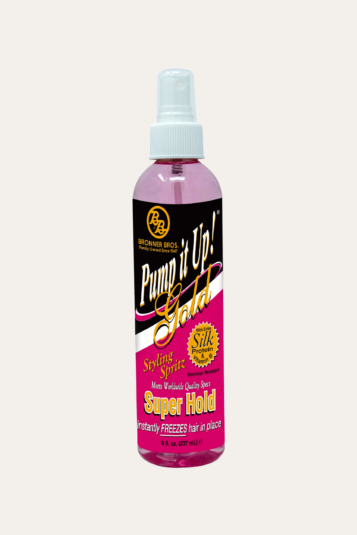 B&B Pump It Up Gold Styling Spritz 8 Oz