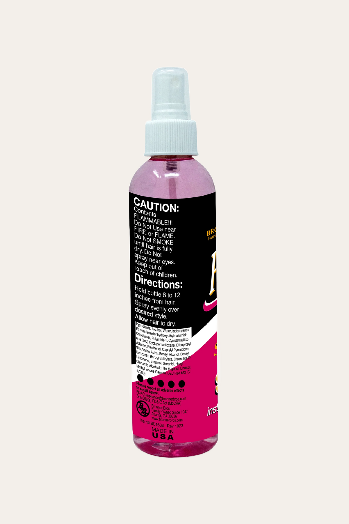 B&B Pump It Up Gold Styling Spritz 8 Oz