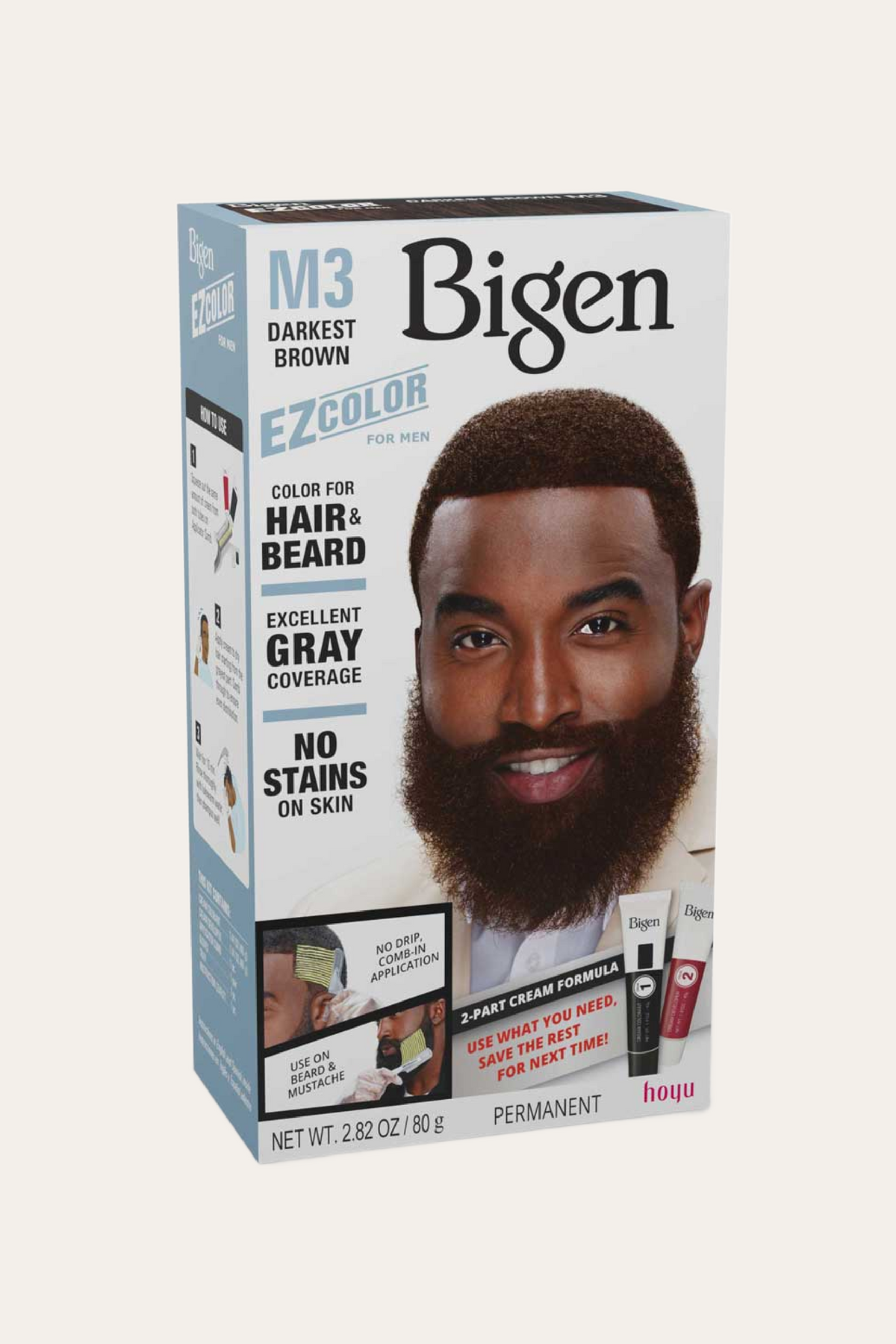 Bigen EZ Color Hair Color for Men 2.82 Oz