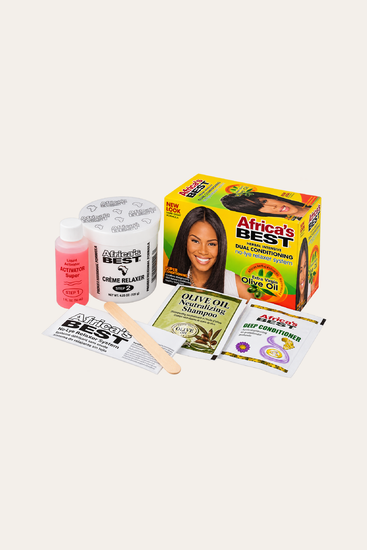 Africa's Best No-Lye Relaxer System Kit Super