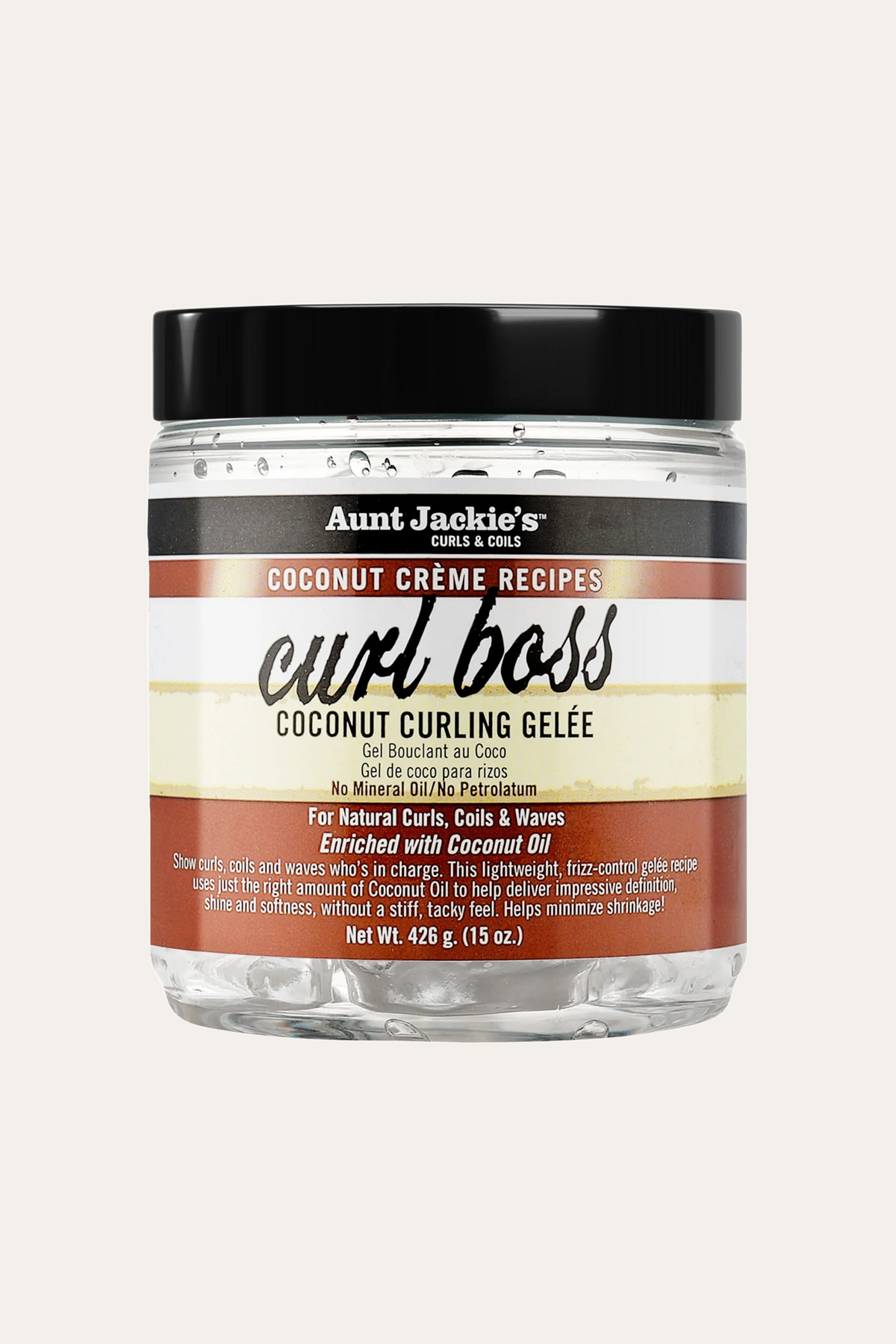 Aunt Jackie's Curl Boss Coconut Curling Gelée 15 Oz