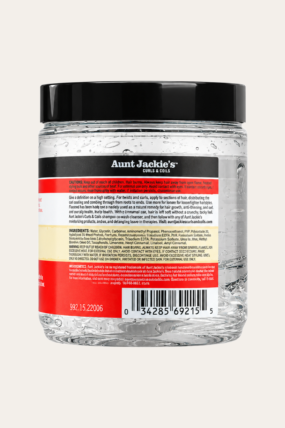 Aunt Jackie's Flaxseed Don't Shrink Curling Gel - 15 Oz
