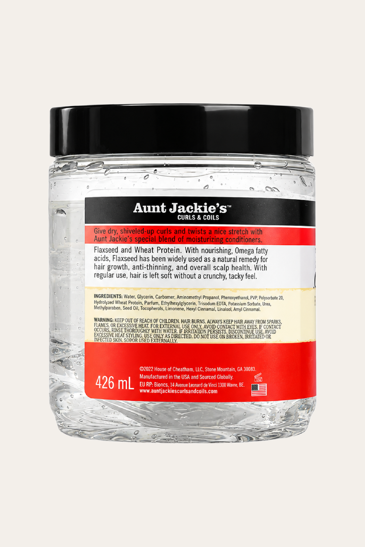 Aunt Jackie's Flaxseed Don't Shrink Curling Gel - 15 Oz