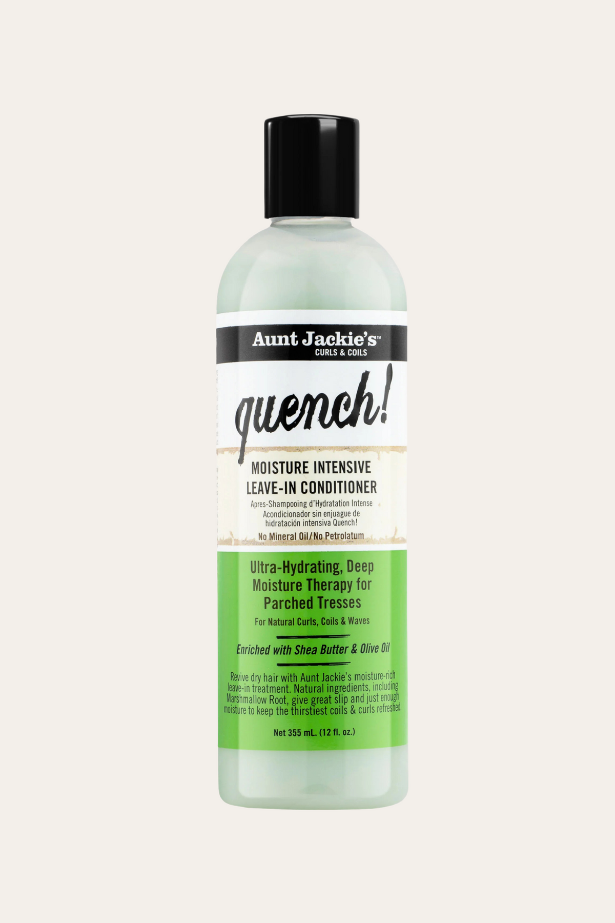 Aunt Jackies Quench Moisture Intensive Leave In Conditioner 12 Oz