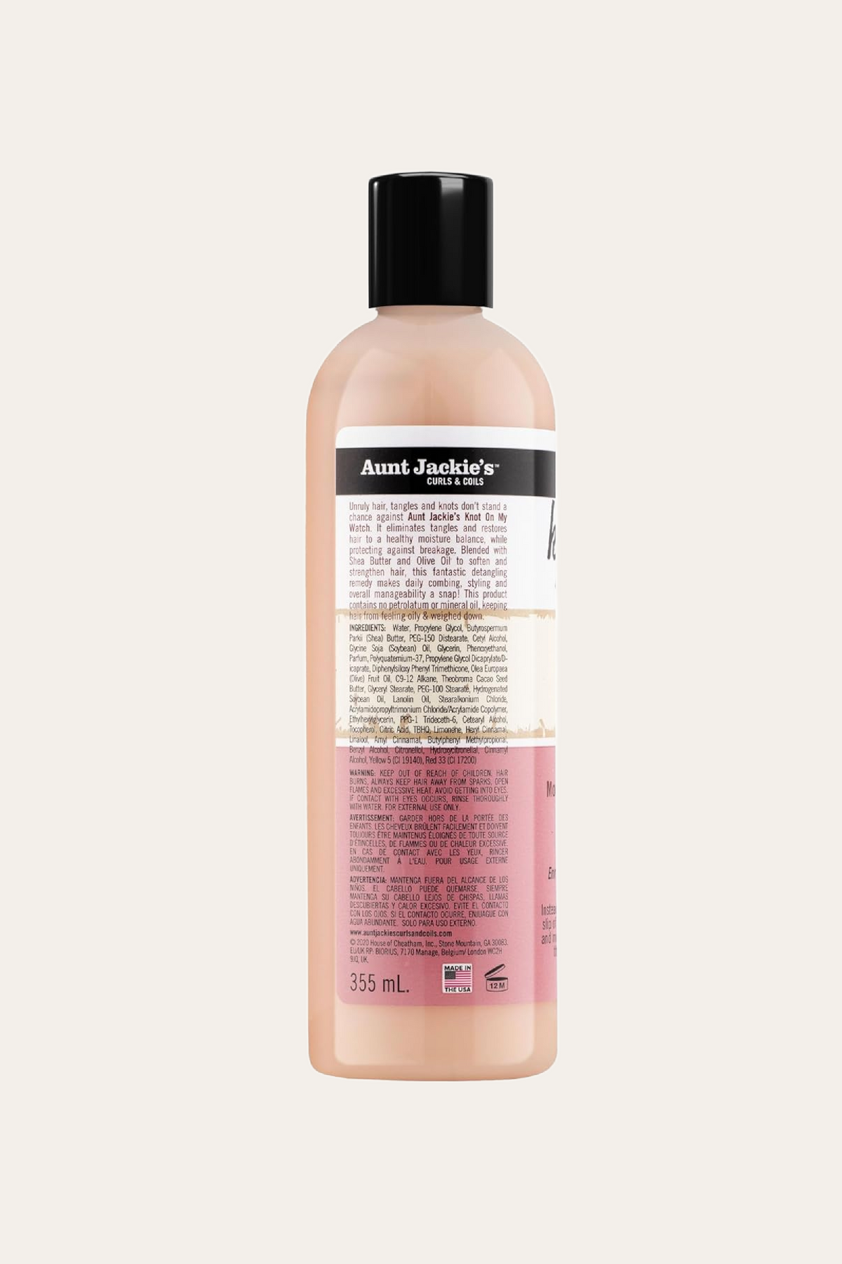 Aunt Jackie's Knot On My Watch Instant Detangling Therapy 12 Oz
