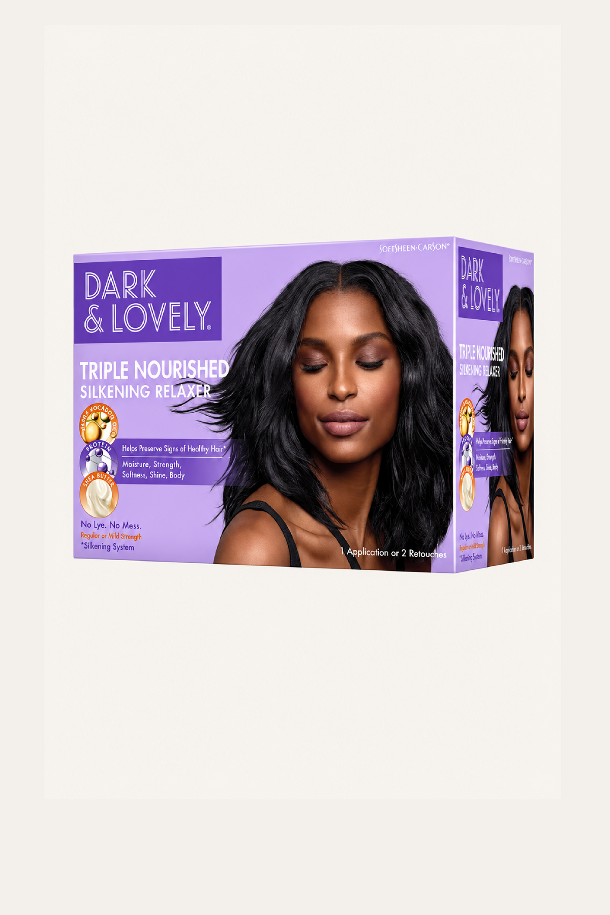 Dark And Lovely Triple Nourished Silkening Relaxer No-Lye - Regular