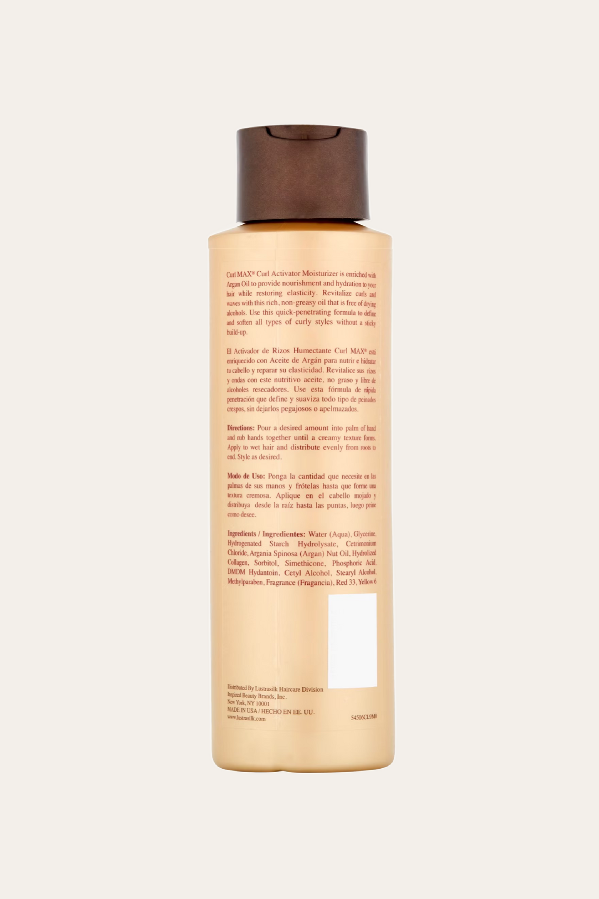 Lustrasilk Curl Max Activator Hair Care Moisturizer 20 Oz