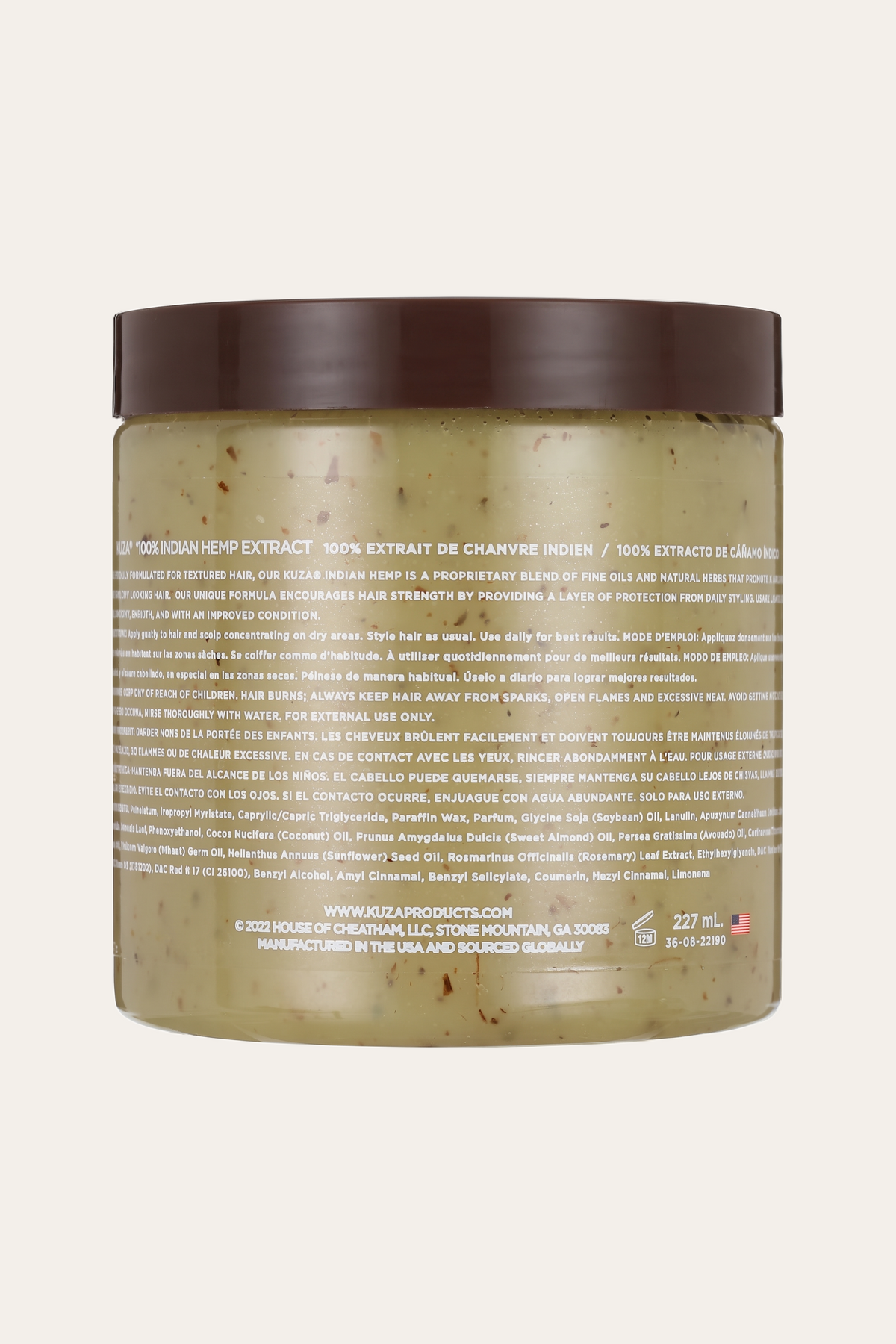 Kuza 100% Indian Hemp Hair & Scalp Treatment