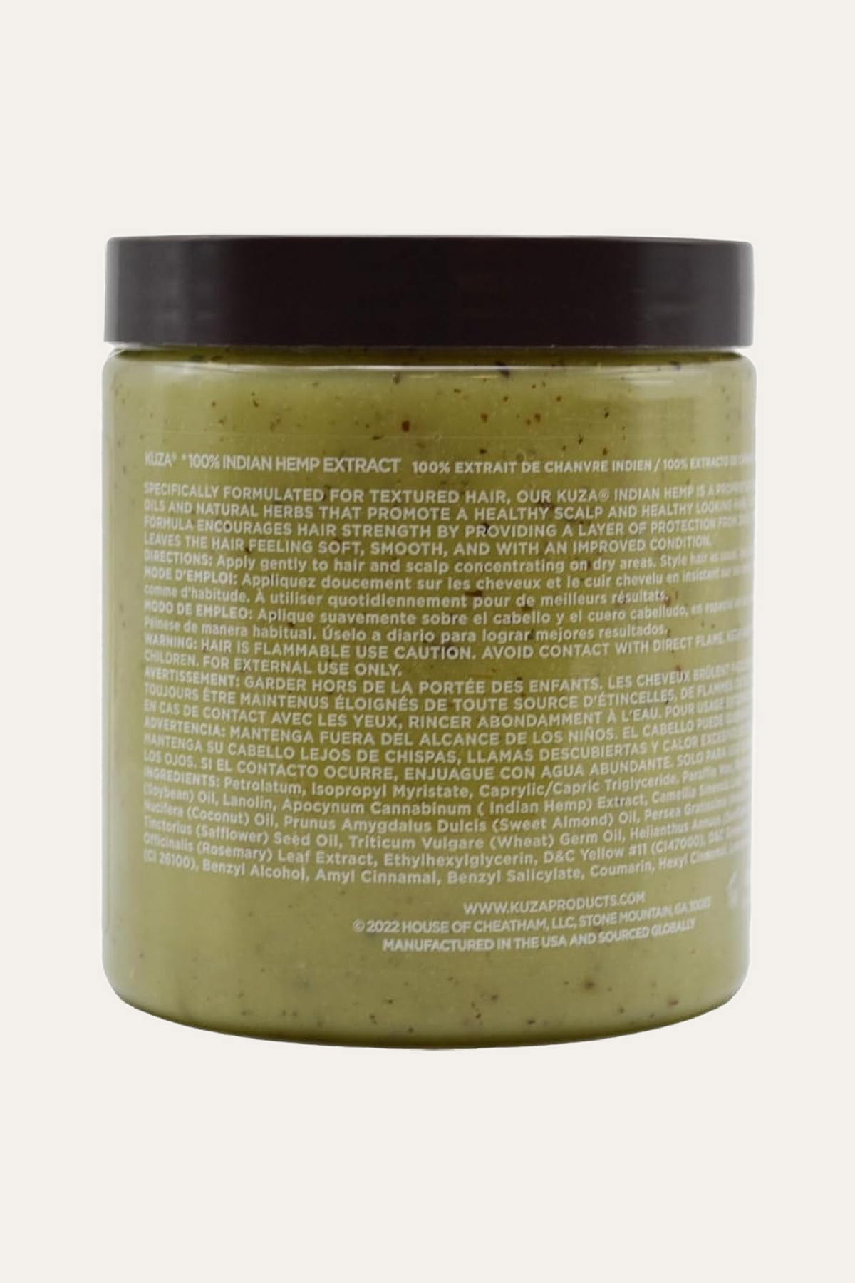 Kuza 100% Indian Hemp Hair & Scalp Treatment 18 Oz