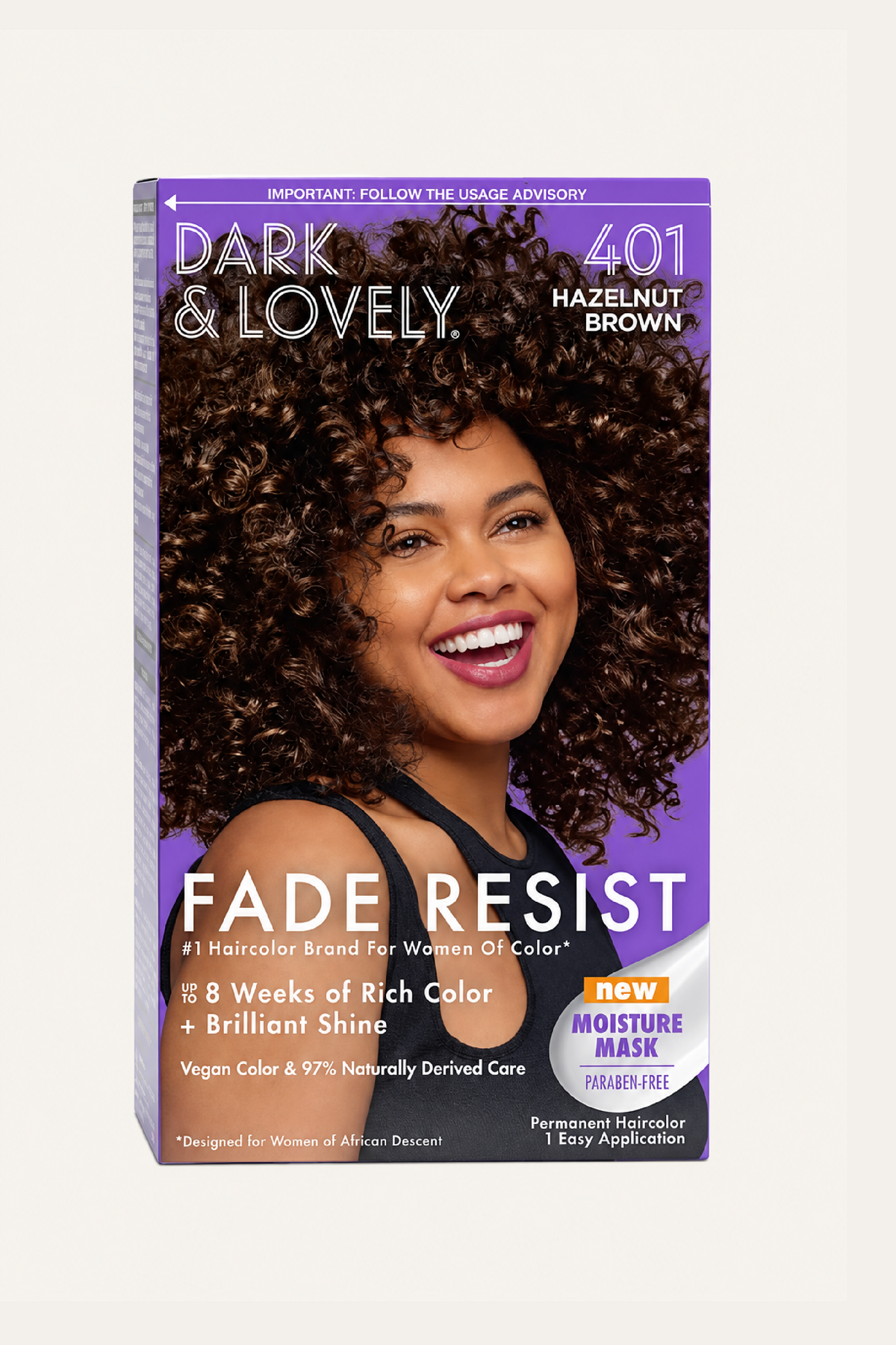 Dark & Lovely Color #401 Hazelnut Brown