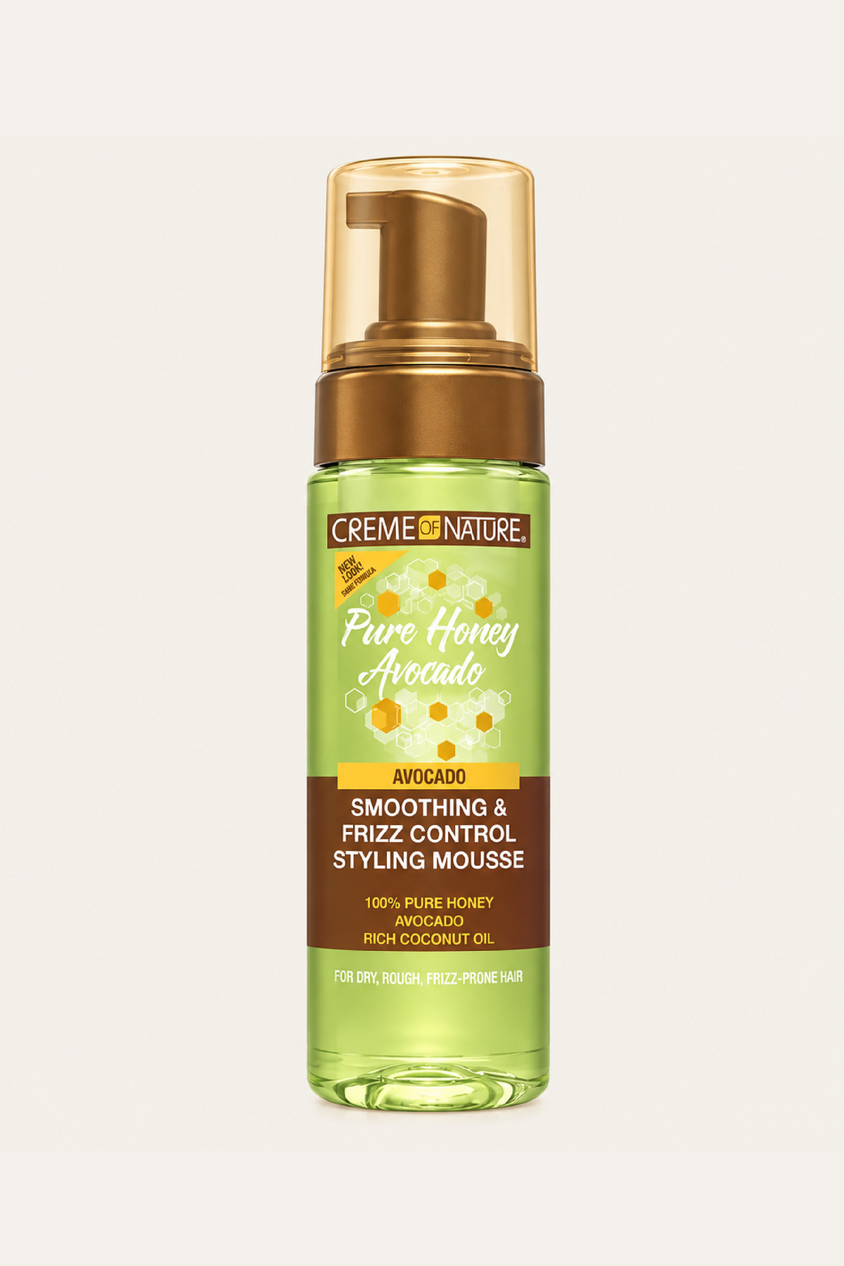 Creme of Nature Pure Honey Hair Food Smoothing & Frizz Control Styling Mousse