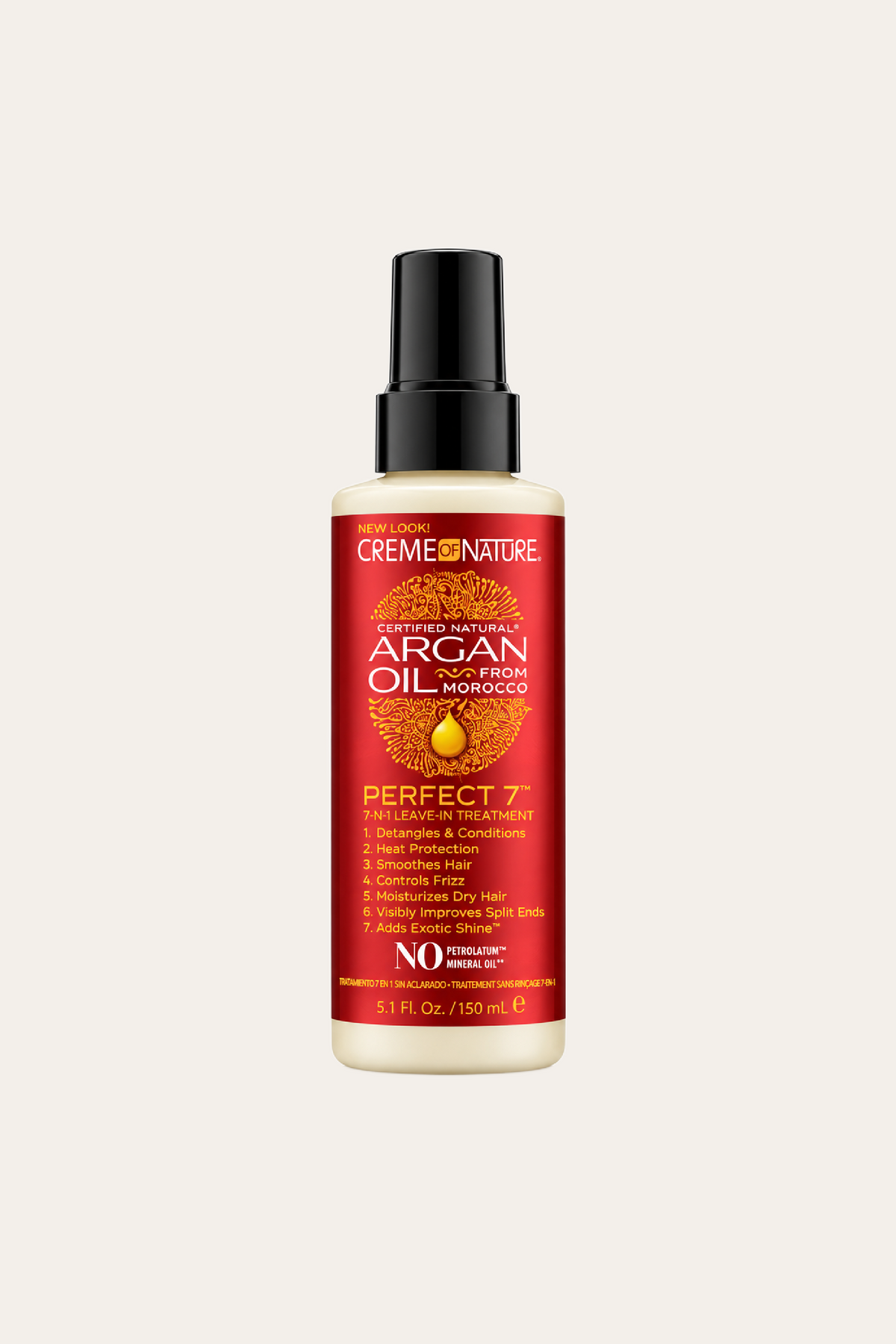 Creme of Nature Argan Oil from Morocco Perfect 7, 7-in-1 Leave-in, 5.1 Oz
