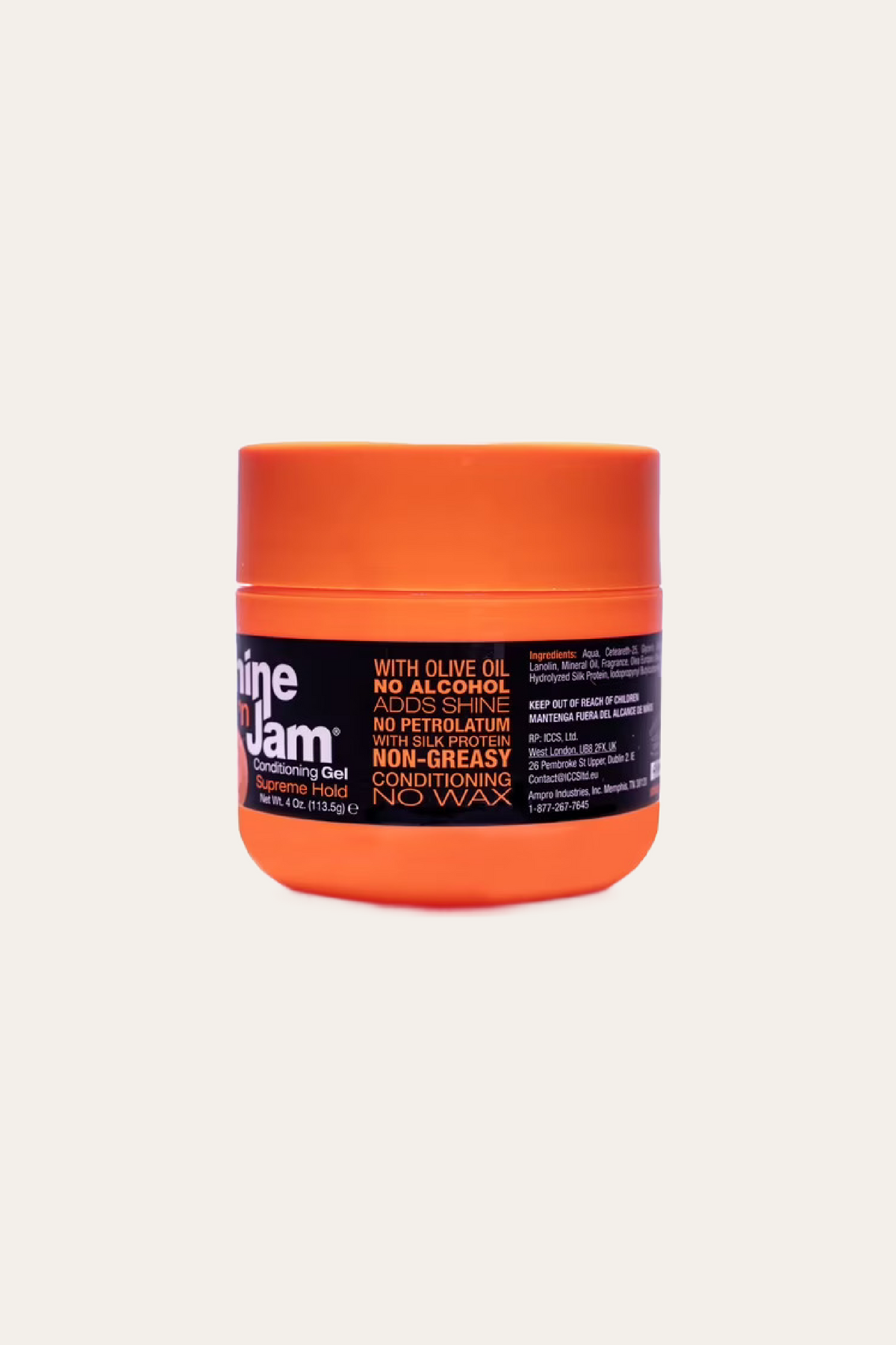 AmPro Shine 'n Jam Conditioning Gel Supreme Hold 4.0 Oz
