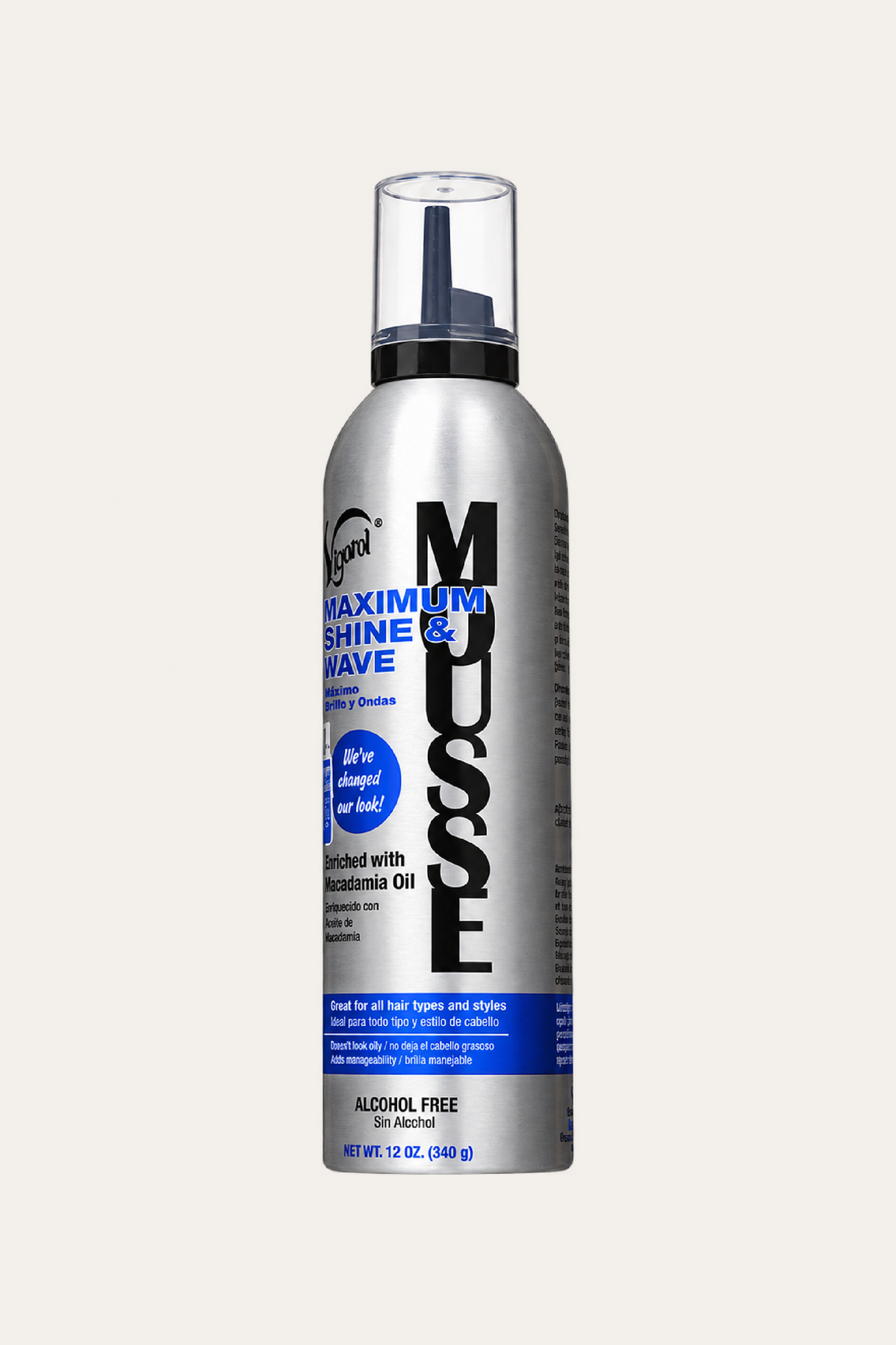 Vigorol Mousse Maximum Shine Wave 12 Oz