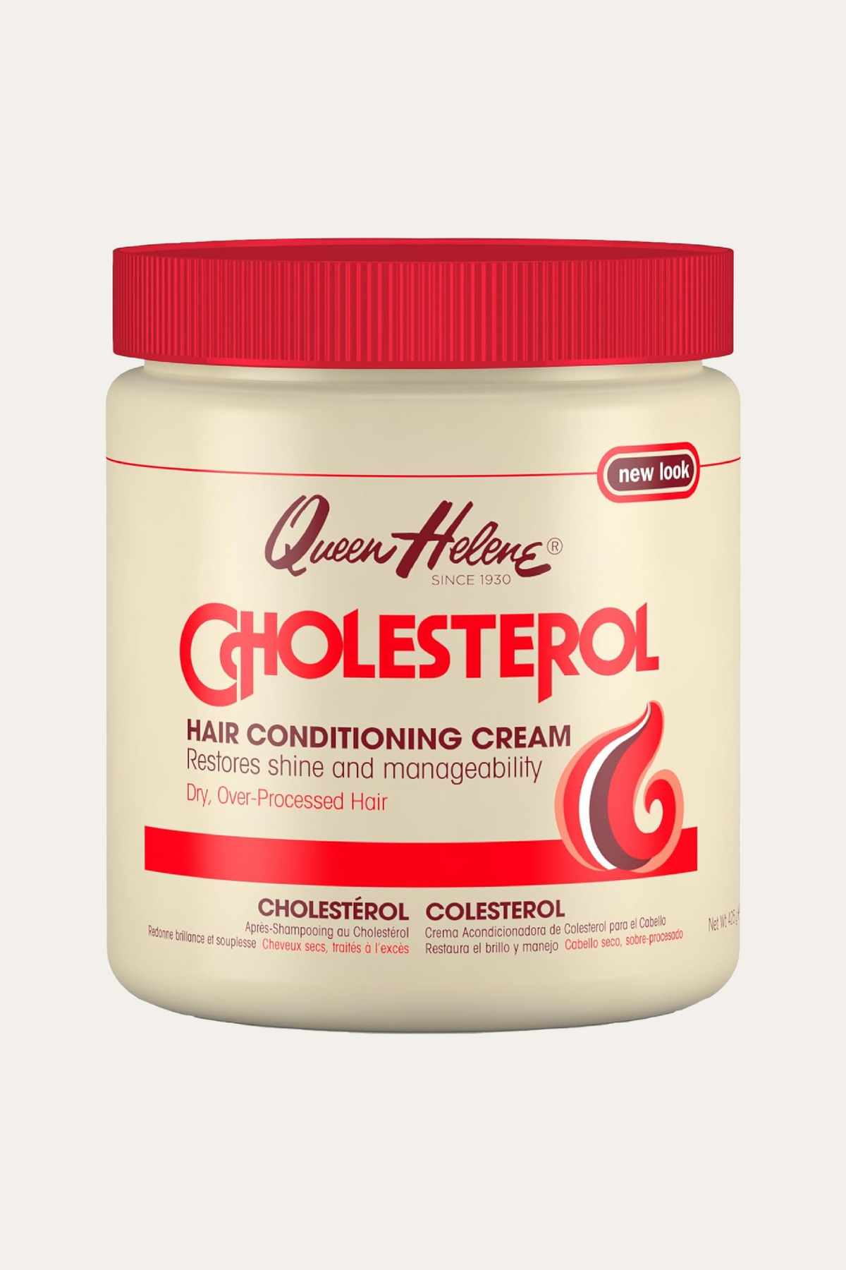Queen Helene Cholesterol Hair Conditioning Cream Deep Repair Treatment 15 Oz