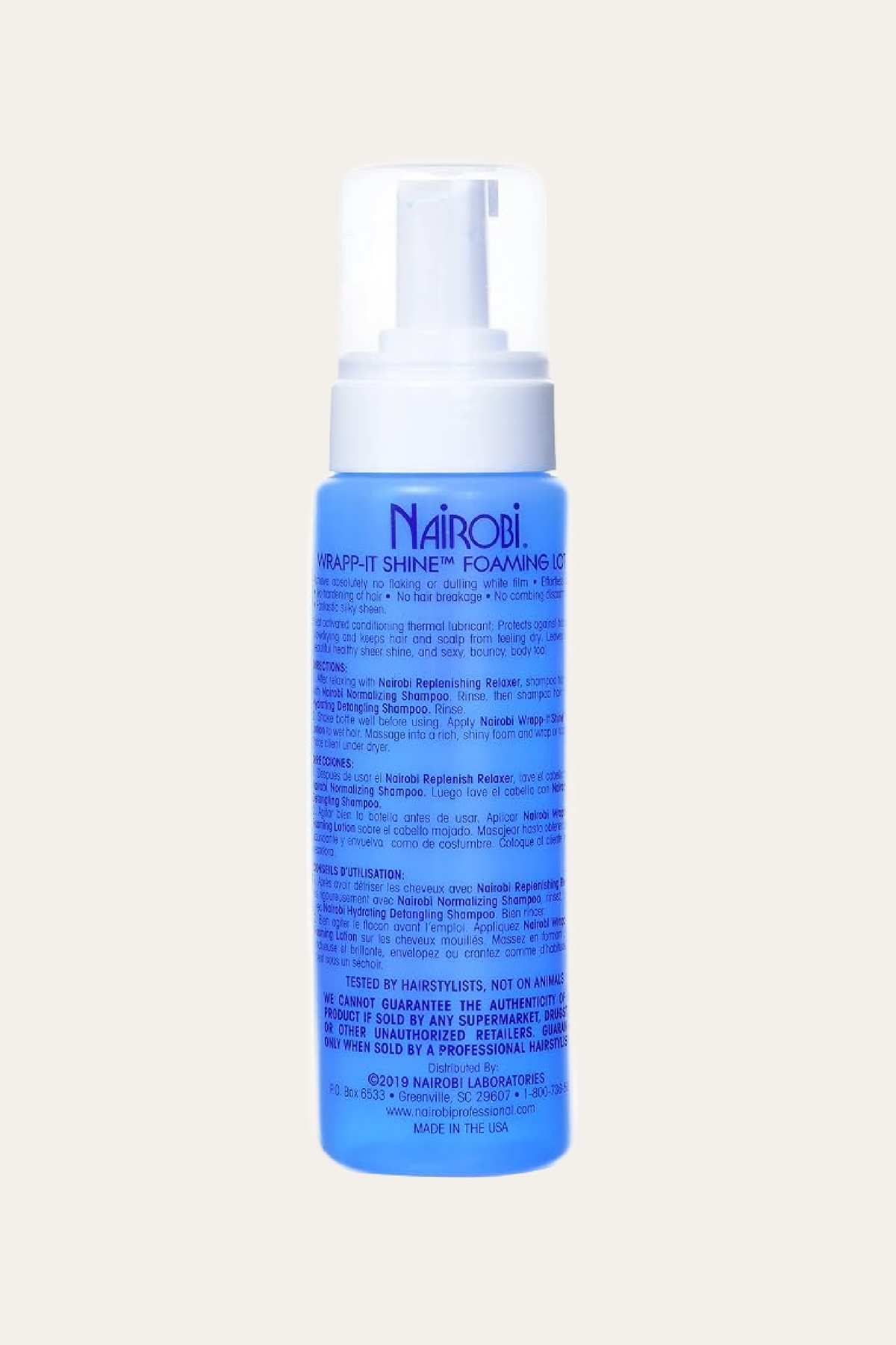 Nairobi Wrapp-It Shine Foaming Lotion - 8 Oz