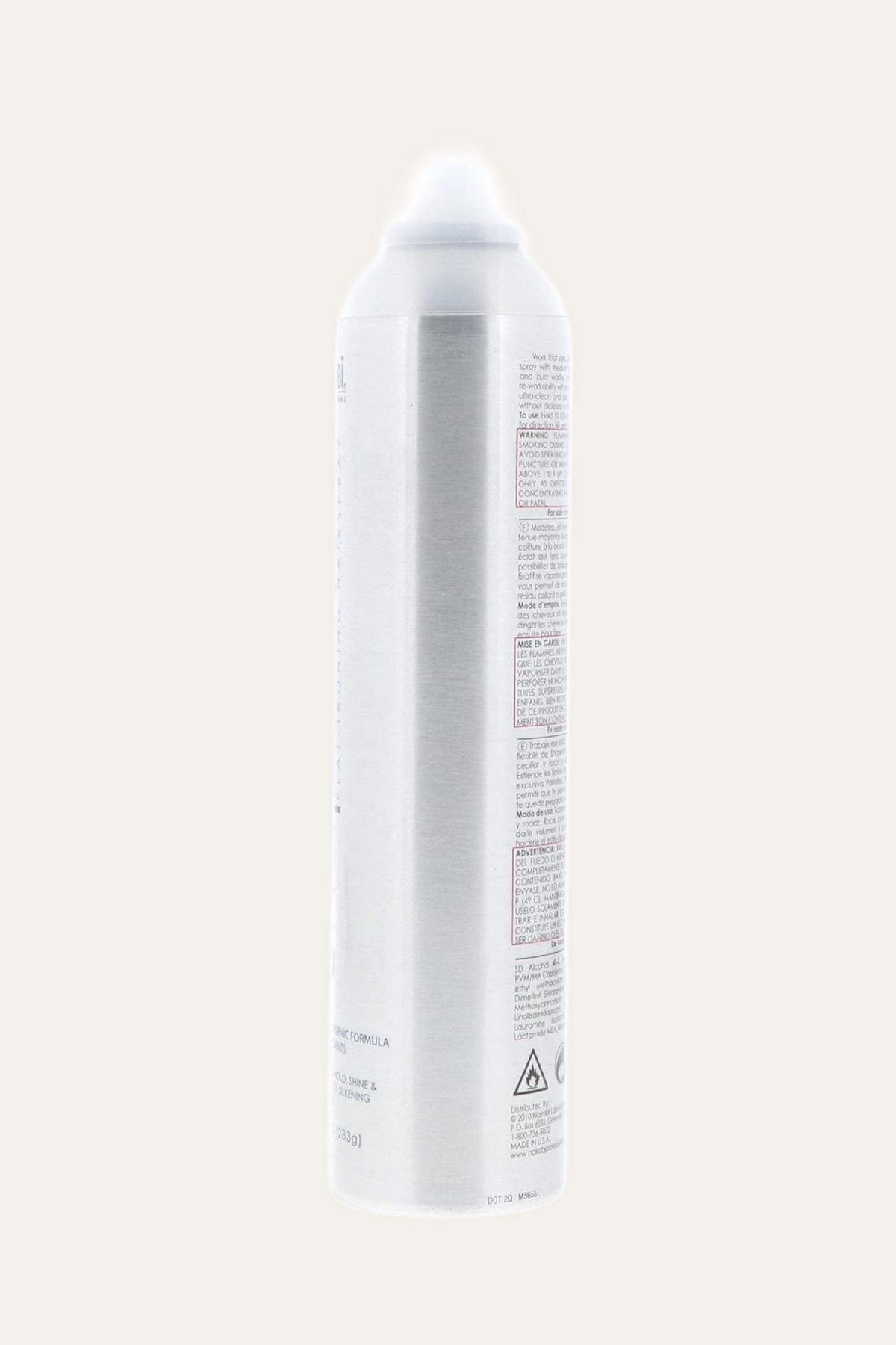 Nairobi Shape N Hold Flat Iron Hairspray 10 Oz