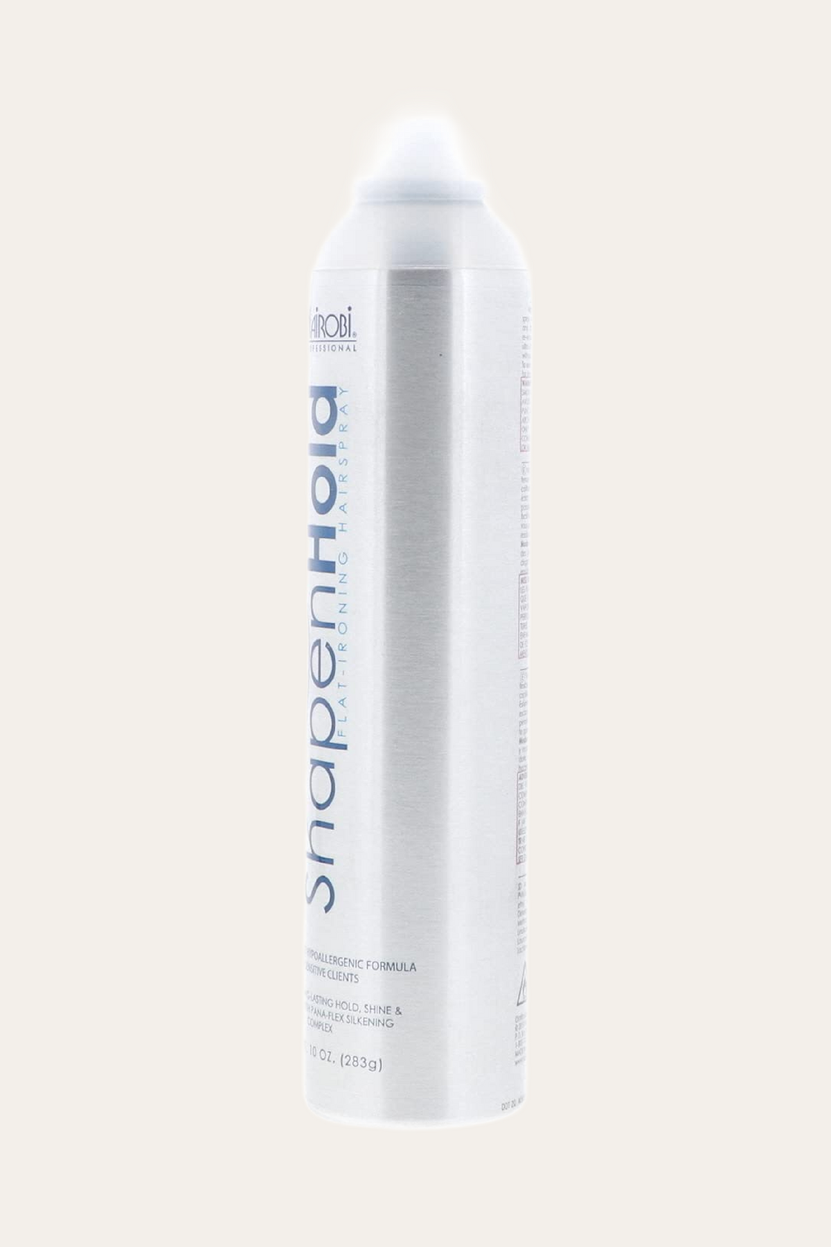 Nairobi Shape N Hold Flat Iron Hairspray 10 Oz