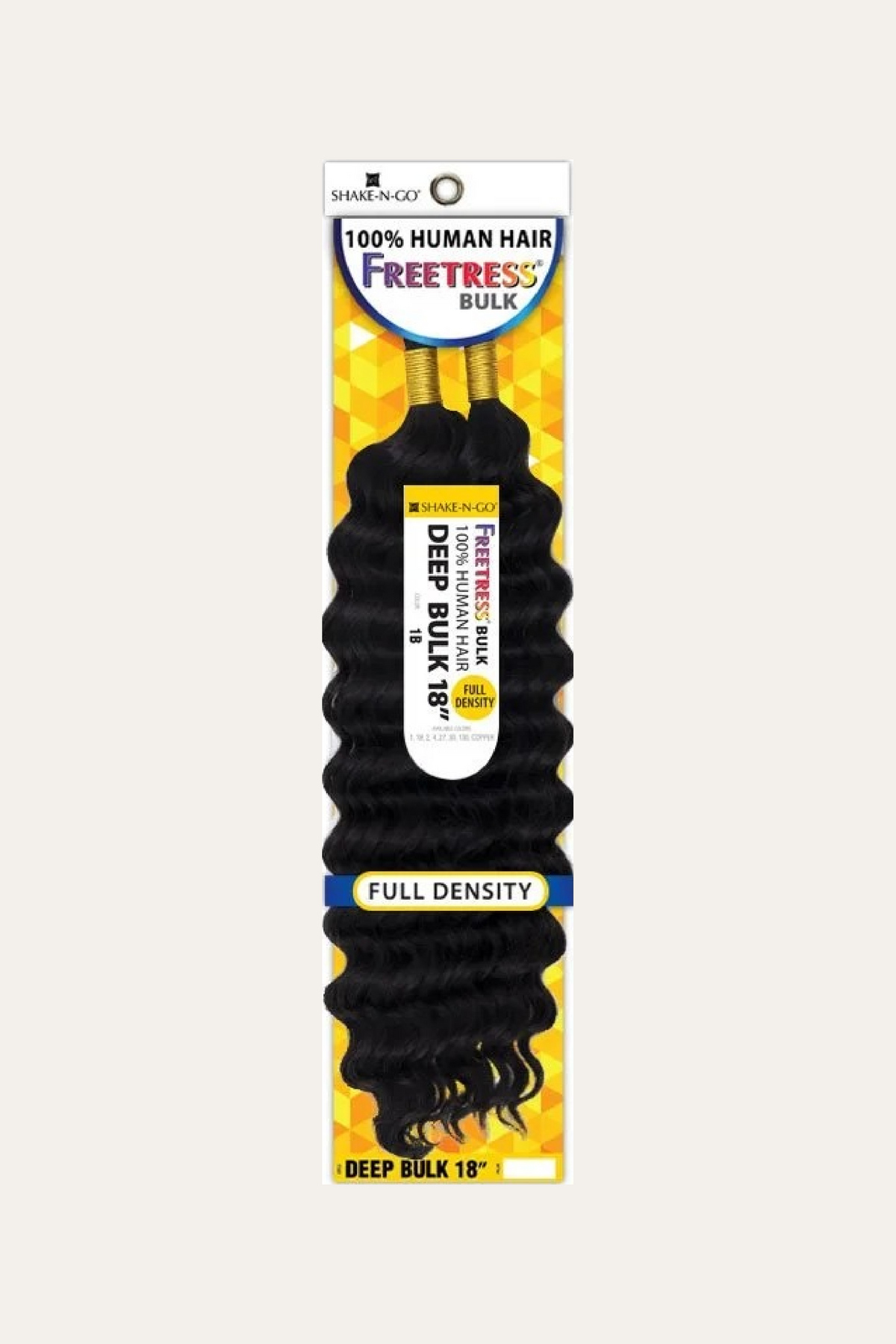 Shake-N-Go Freetress Human Hair Deep Bulk 18"