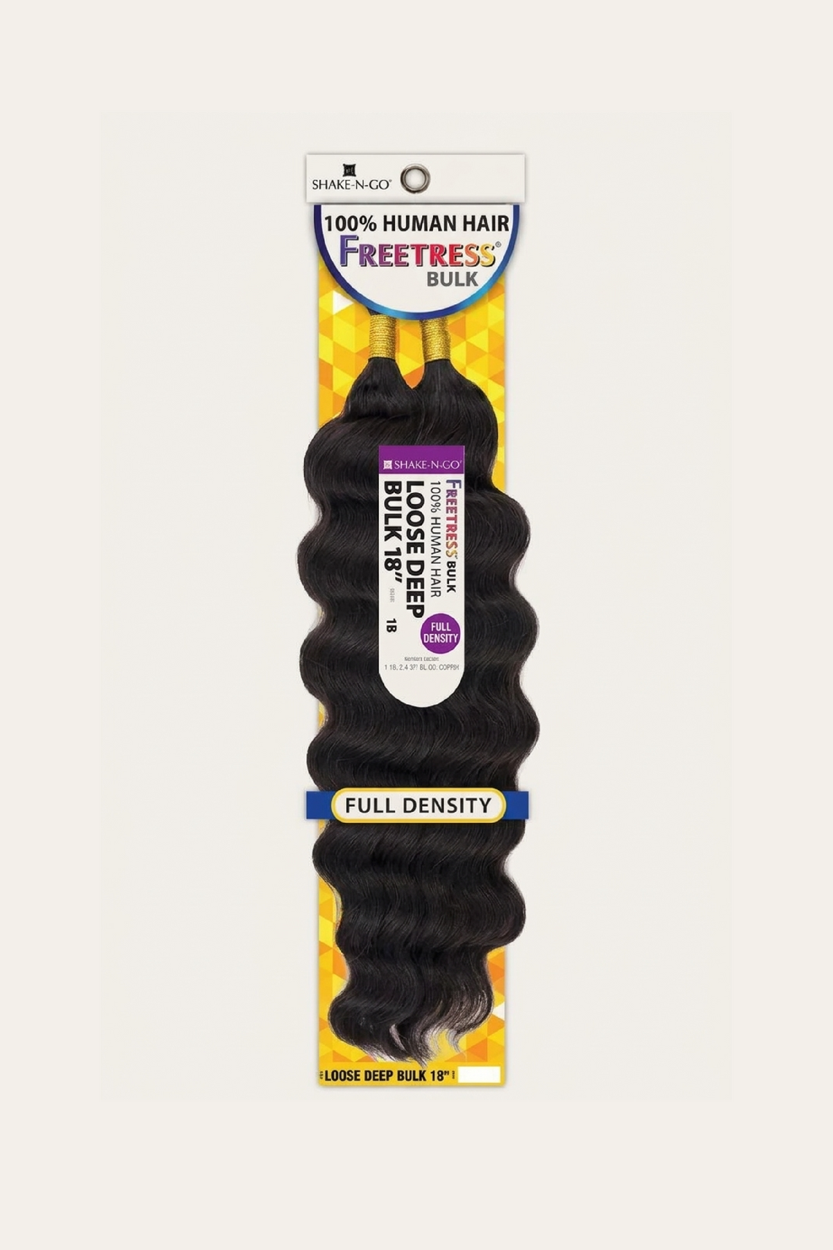 Shake n Go Freetress Human Hair Loose Deep Bulk 18"
