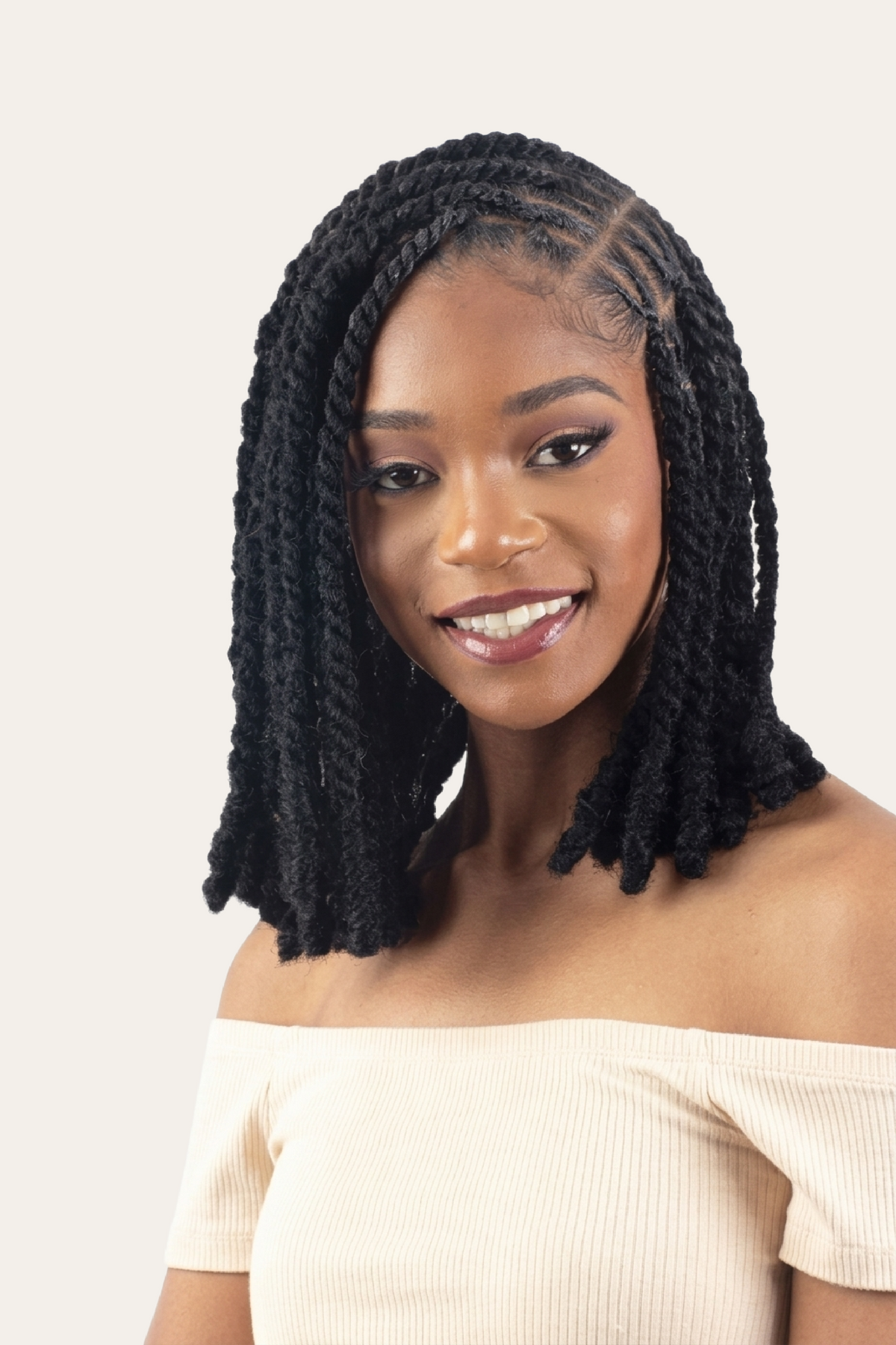 Shake n Go Equal Freetress 3X Cuban Twist Braid Soft & Natural 16"