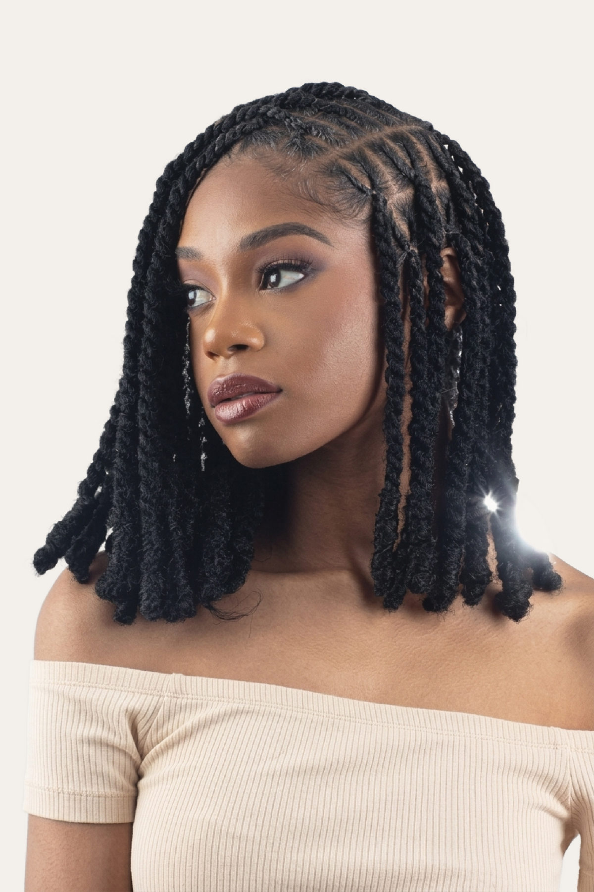 Shake n Go Equal Freetress 3X Cuban Twist Braid Soft & Natural 16"