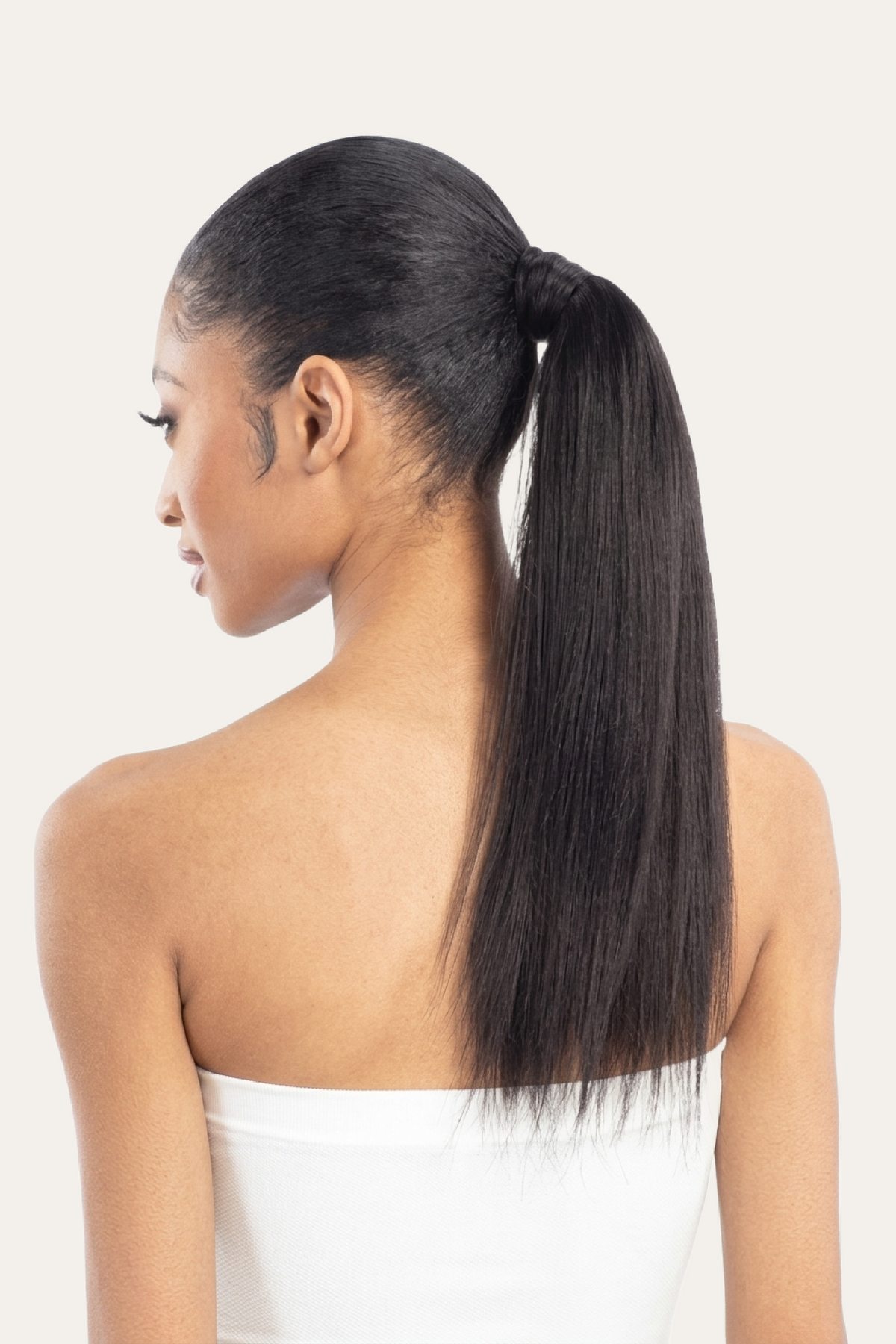 Shake-N-Go Secret Pocket Pony Pro Human Hair Straight Ponytail 18"