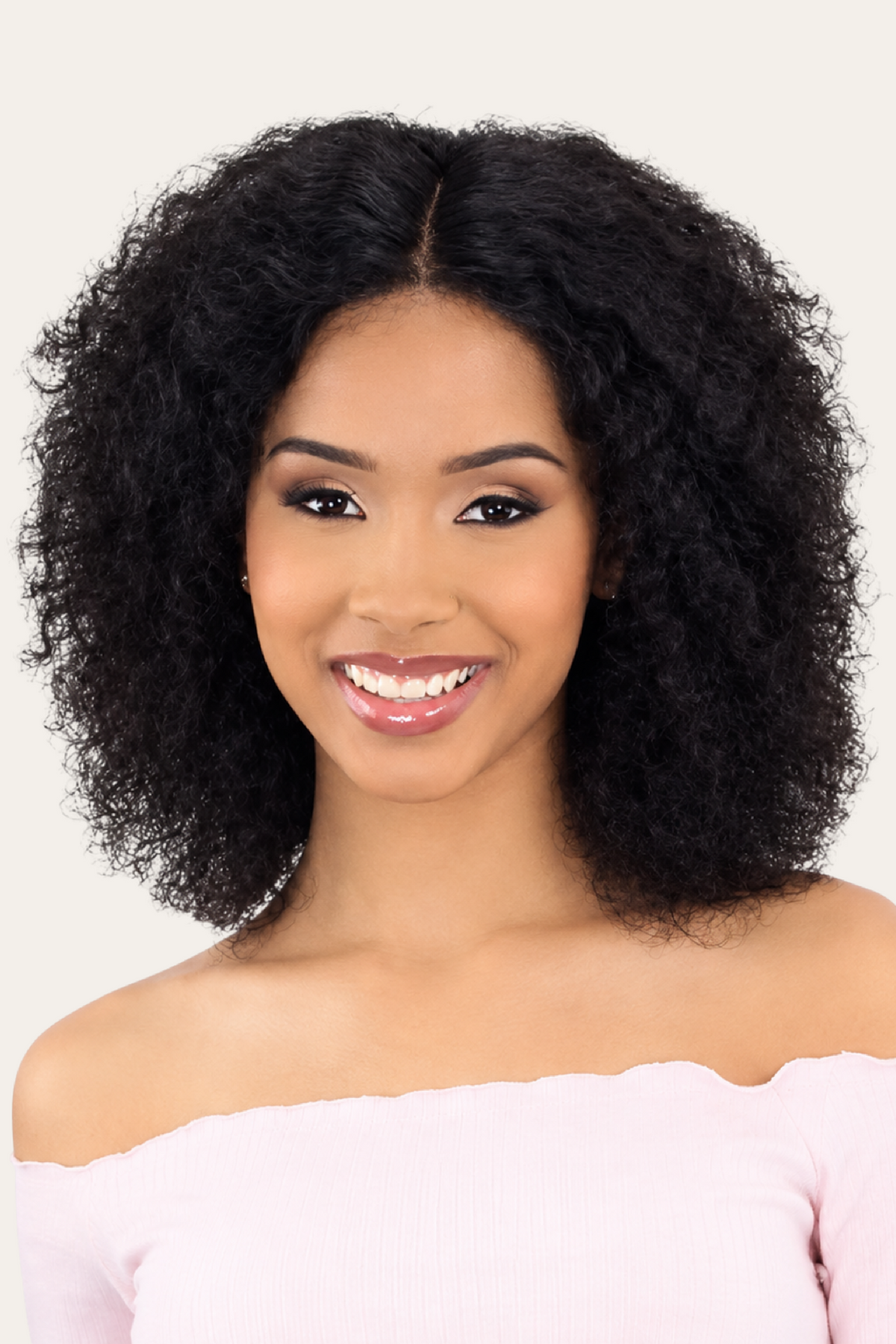Mayde Lovella 100% Human Hair Wet & Wavy Lace Wig Deep Curl