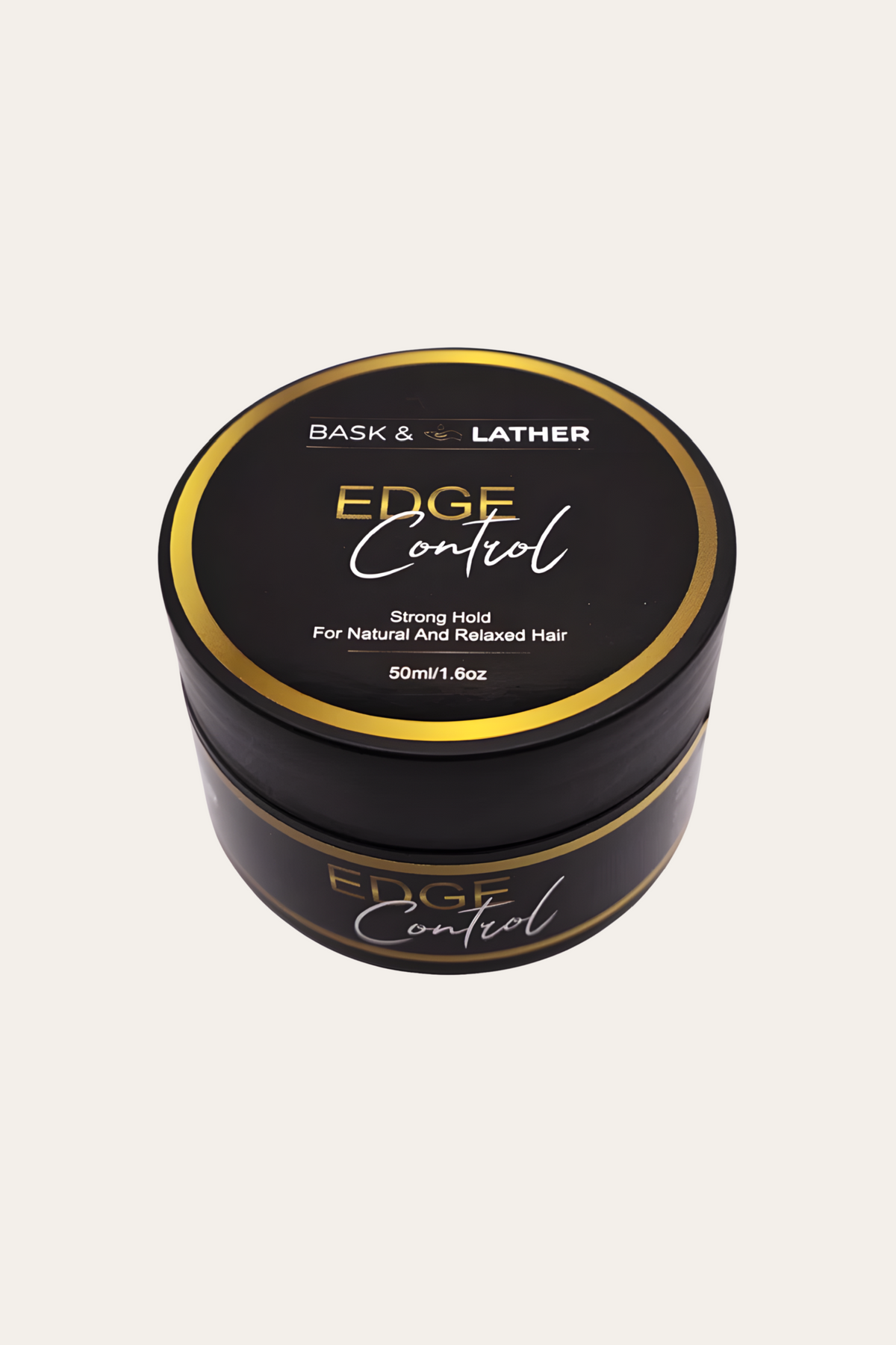 Bask & Lather Edge Control Gel for Natural/4C 5.3 Oz