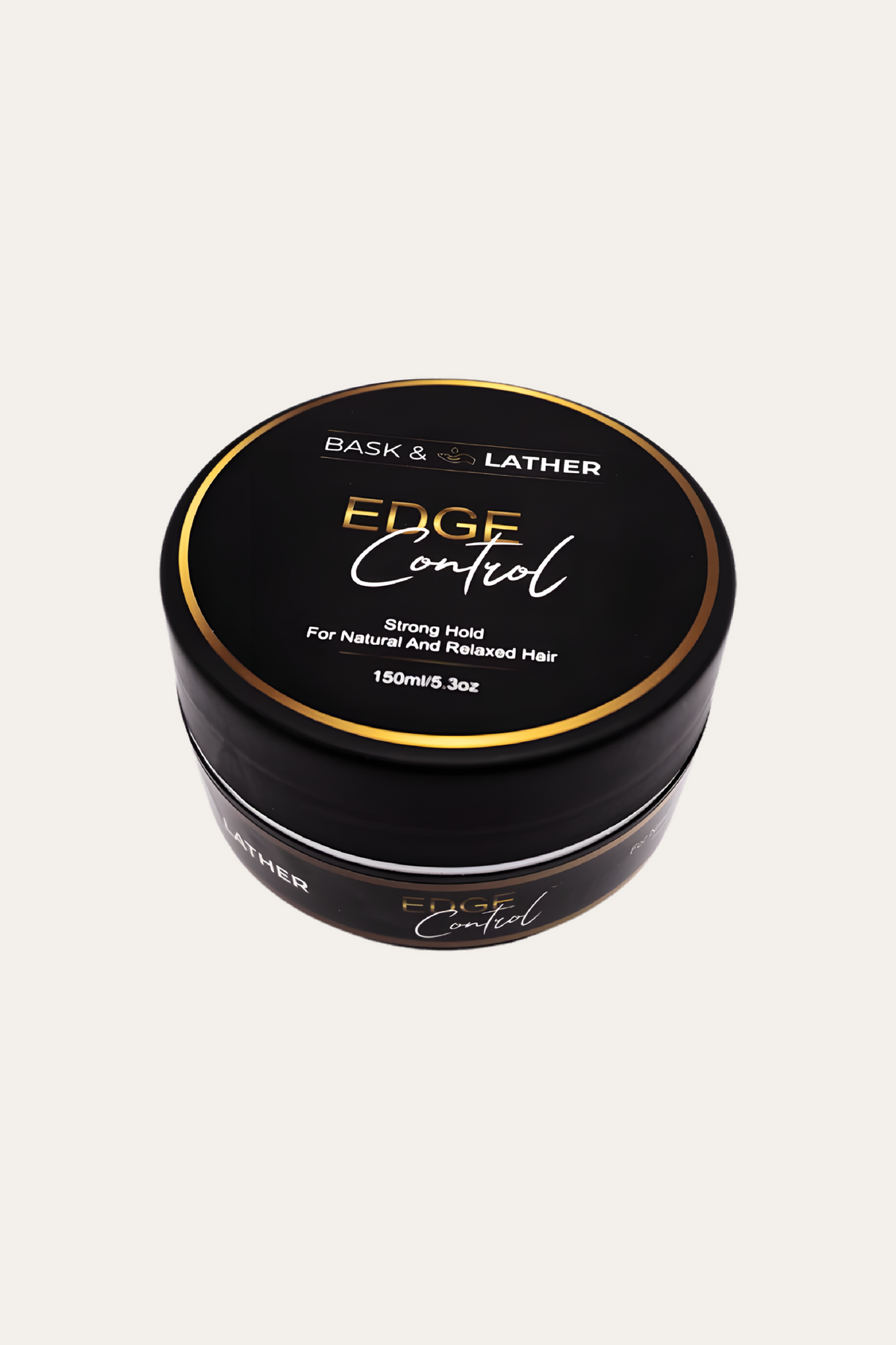 Bask & Lather Edge Control Gel for Natural/4C 5.3 Oz