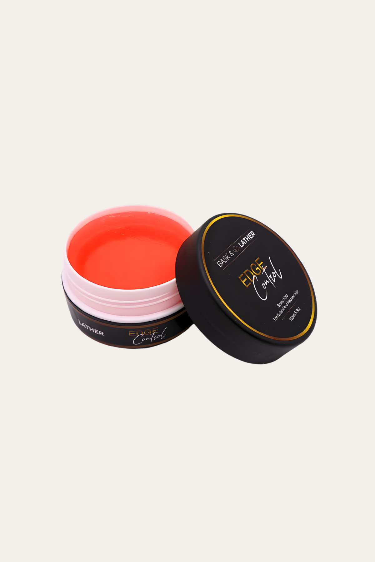 Bask & Lather Edge Control Gel for Natural/4C 5.3 Oz