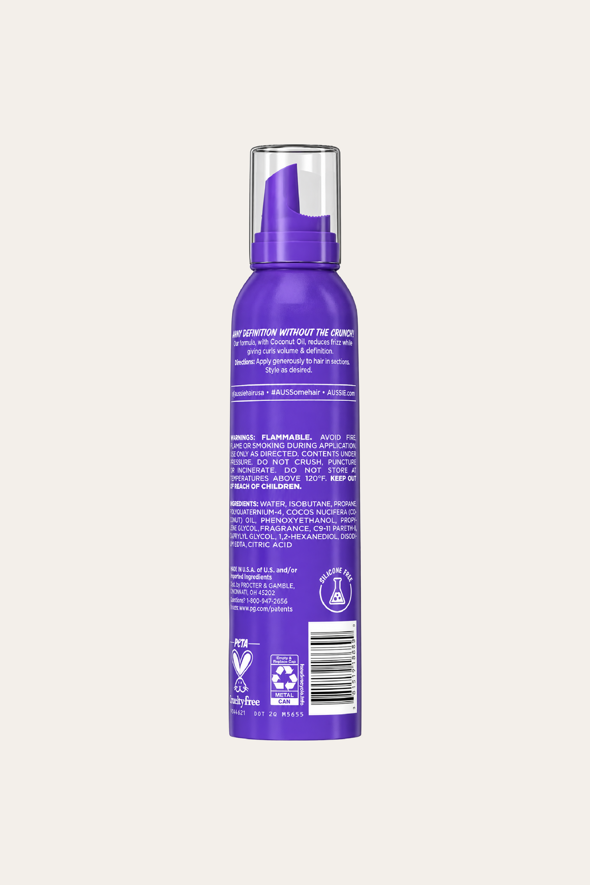 Aussie Miracle Curls  Mousse 6 Oz