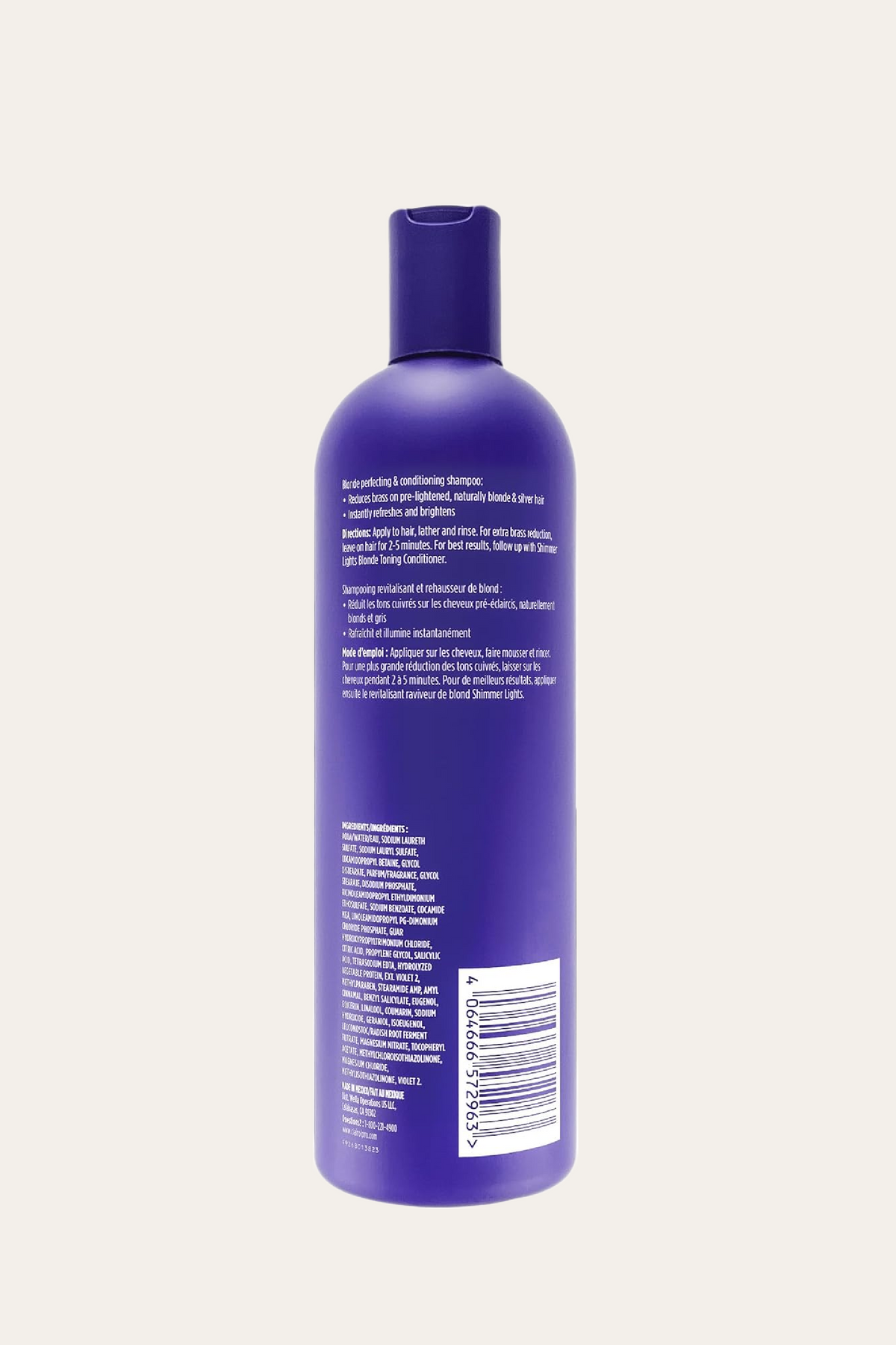 Clairol Professional Shimmer Lights Purple Shampoo 16 Oz