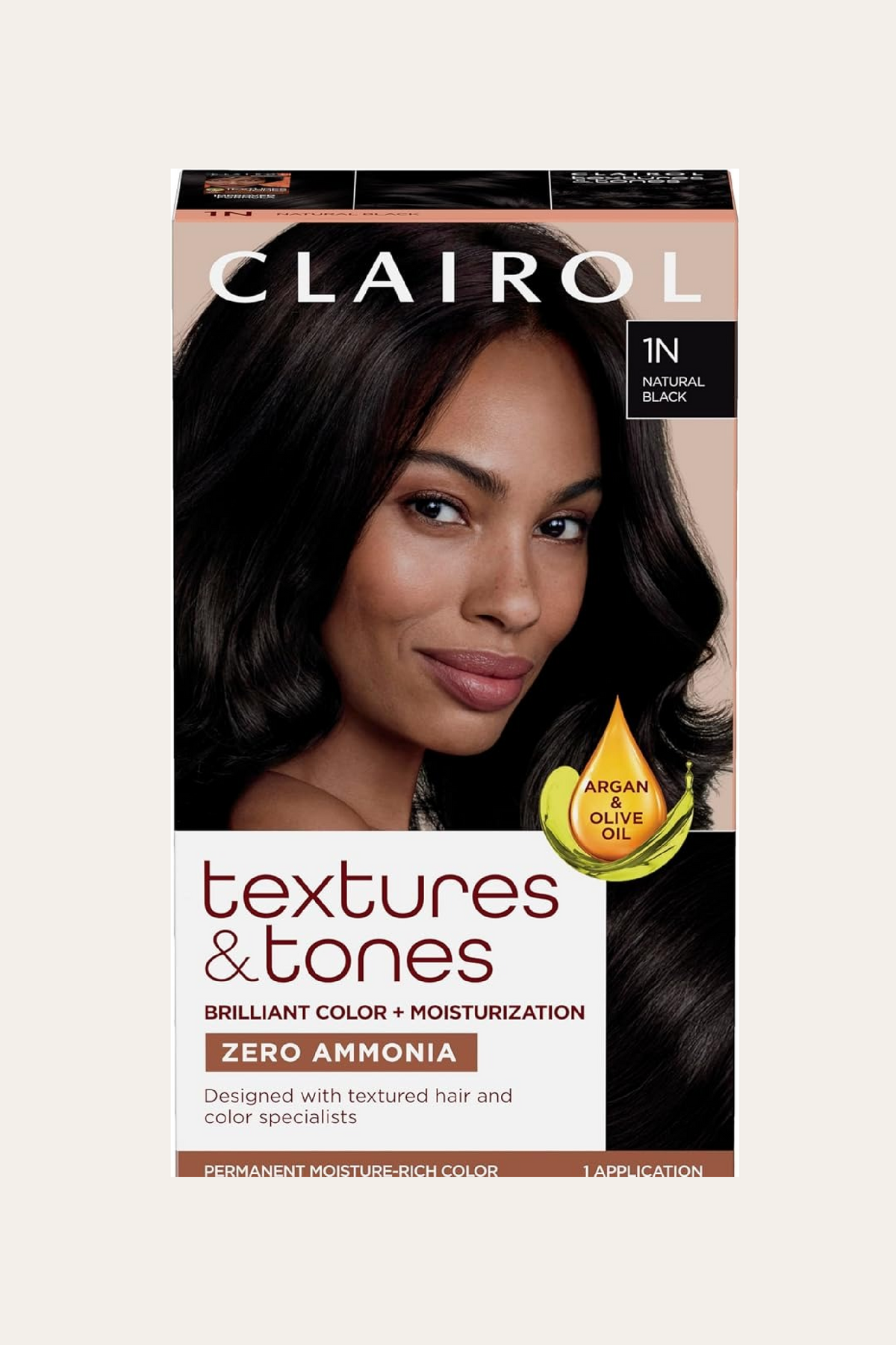 Clairol Textures & Tones Permanent Hair Color Kit