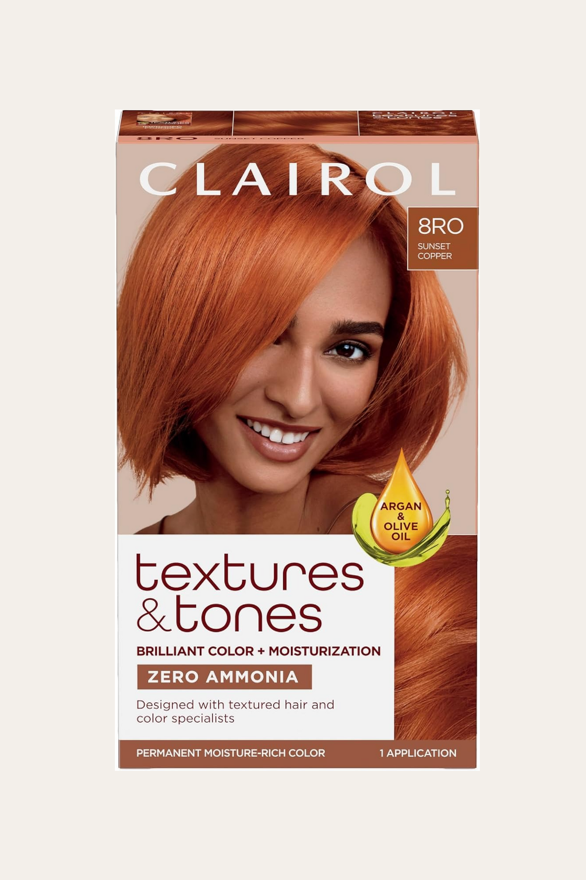 Clairol Textures & Tones Permanent Hair Color Kit
