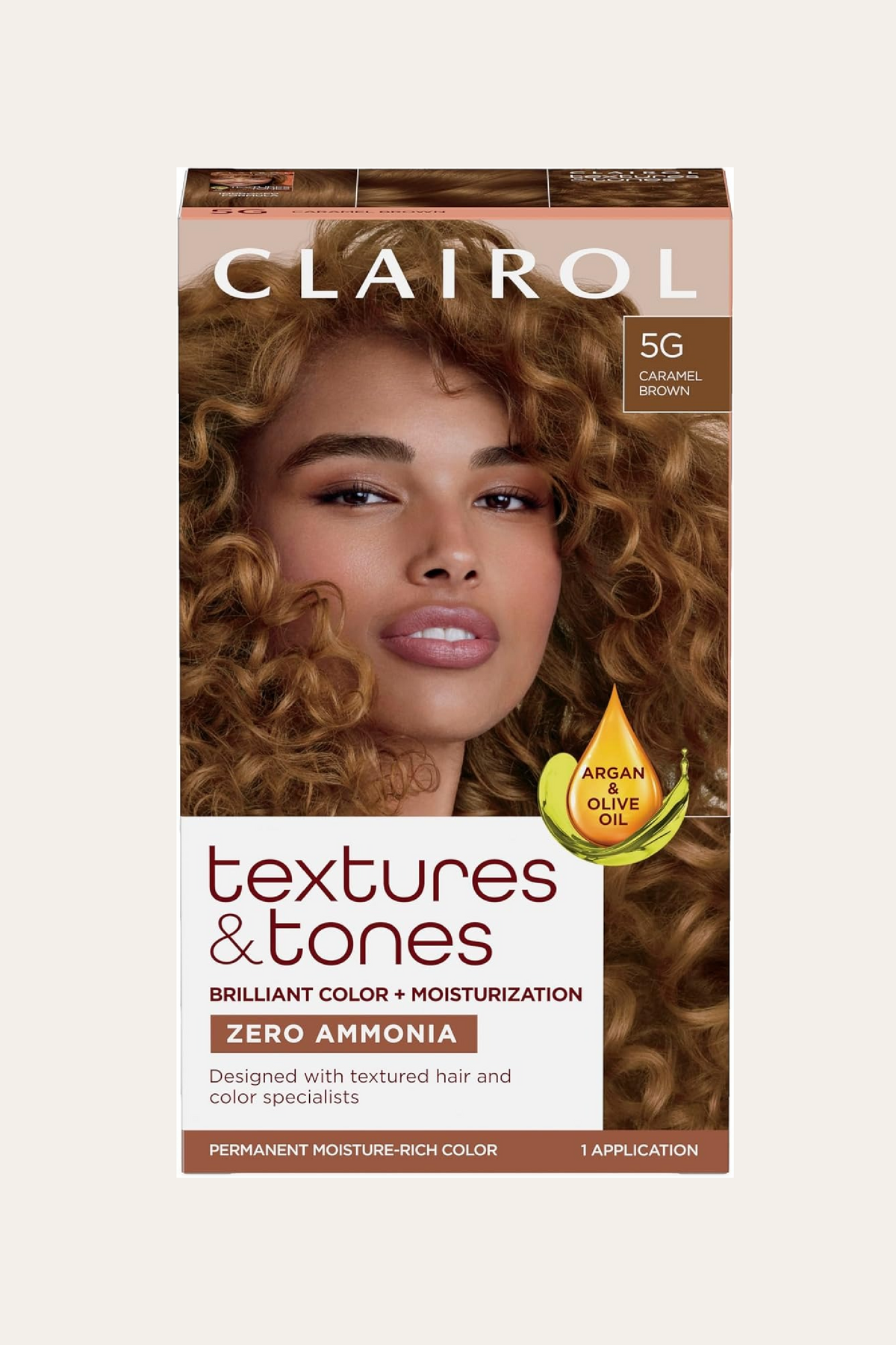 Clairol Textures & Tones Permanent Hair Color Kit
