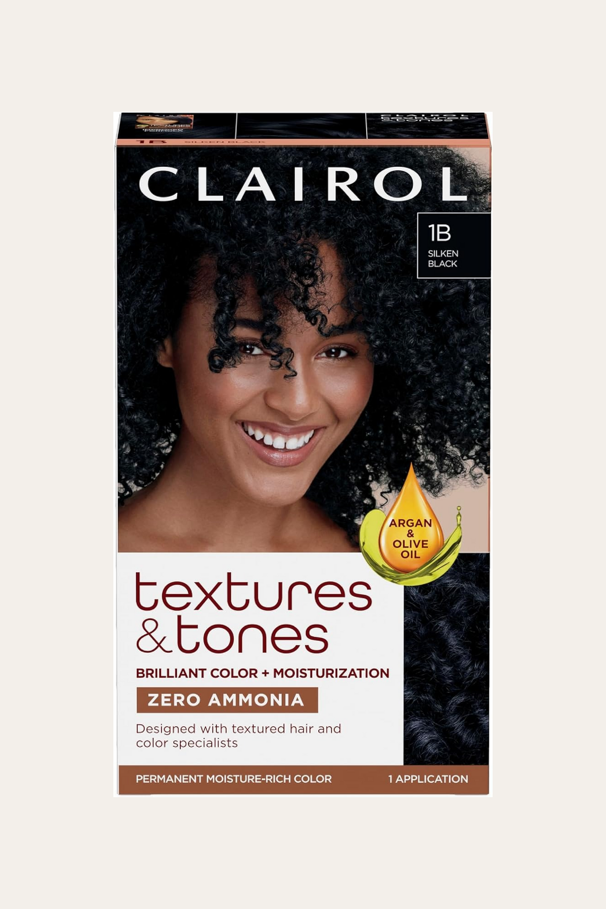 Clairol Textures & Tones Permanent Hair Color Kit