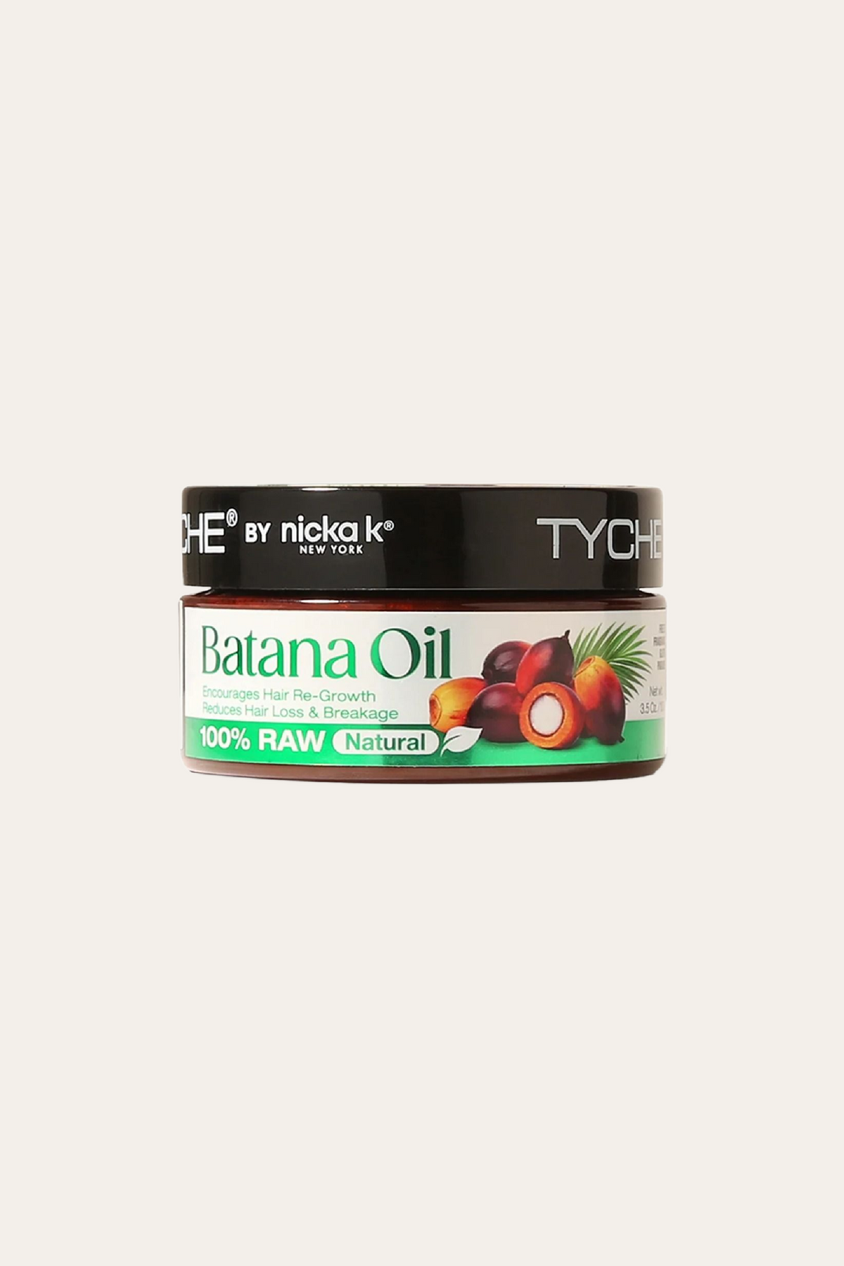 Nicka K  Tyche Raw Batana Hair Oil Jar