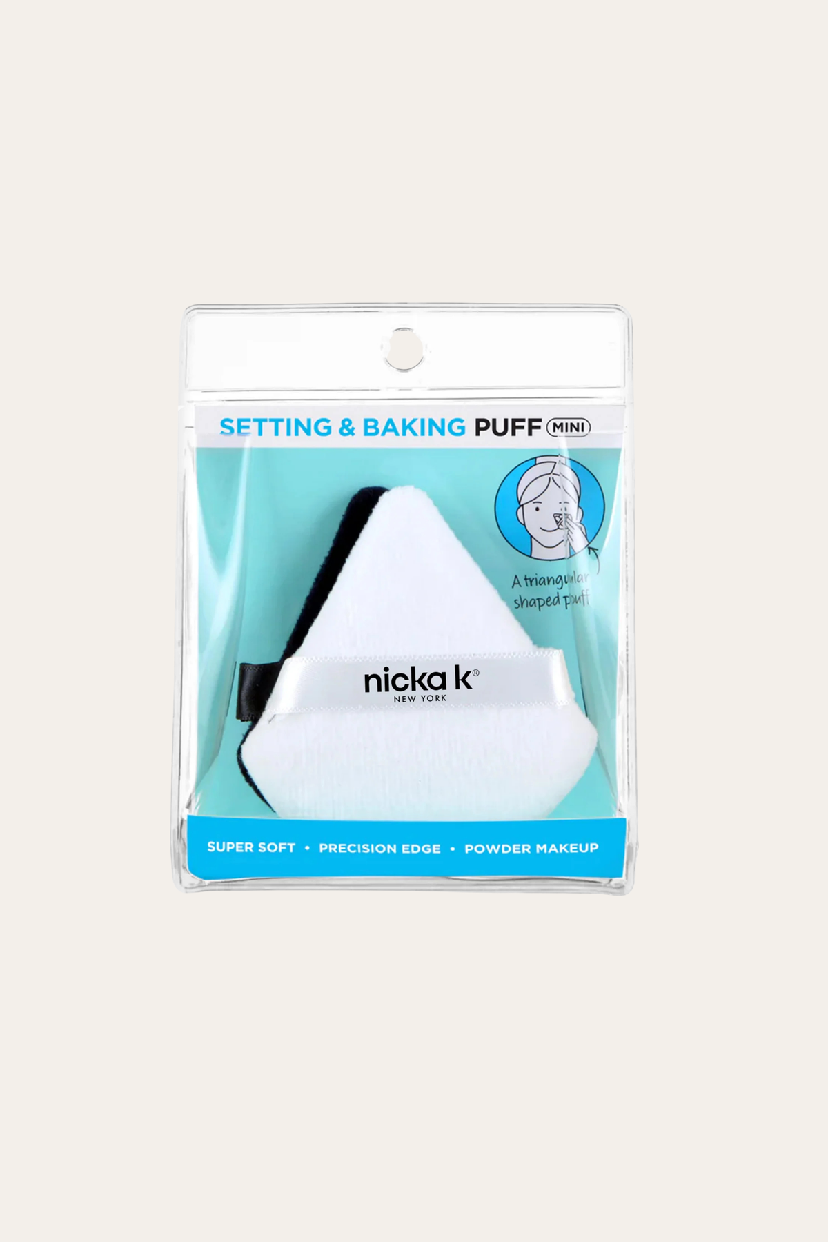 Nicka K New York Setting & Baking Puff Mini Black&White (2 PCS)