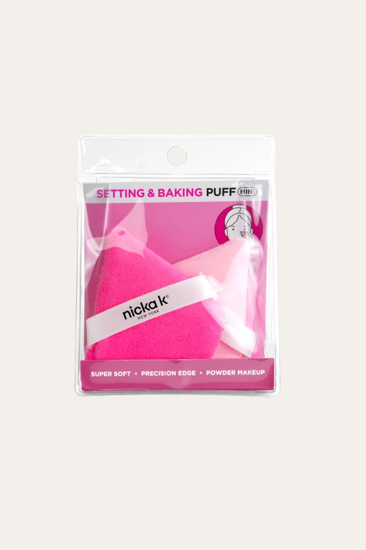 Nicka K New York Setting & Baking Puff Mini Pink (2 PCS)