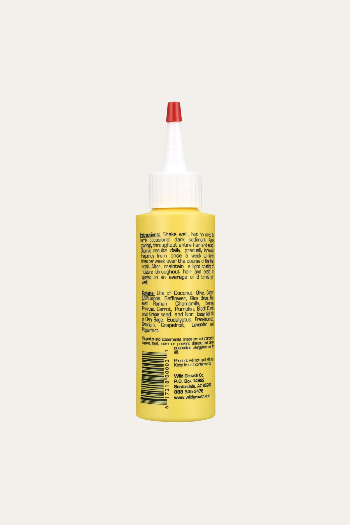 Wild Growth Light Moisturizer Hair Oil 4 Oz