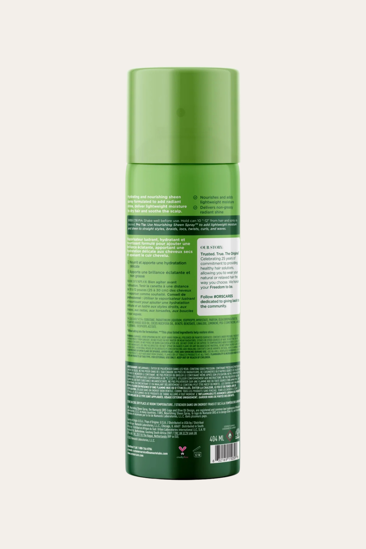 ORS Olive Oil Nourishing Sheen Spray infused with Coconut Oil 10 Oz