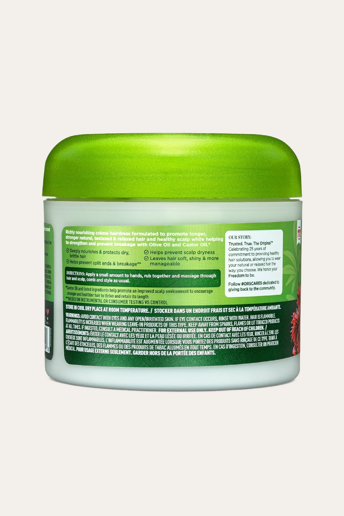 ORS Olive Oil Fortifying Creme Hair Dress For Strengthening 8 Oz
