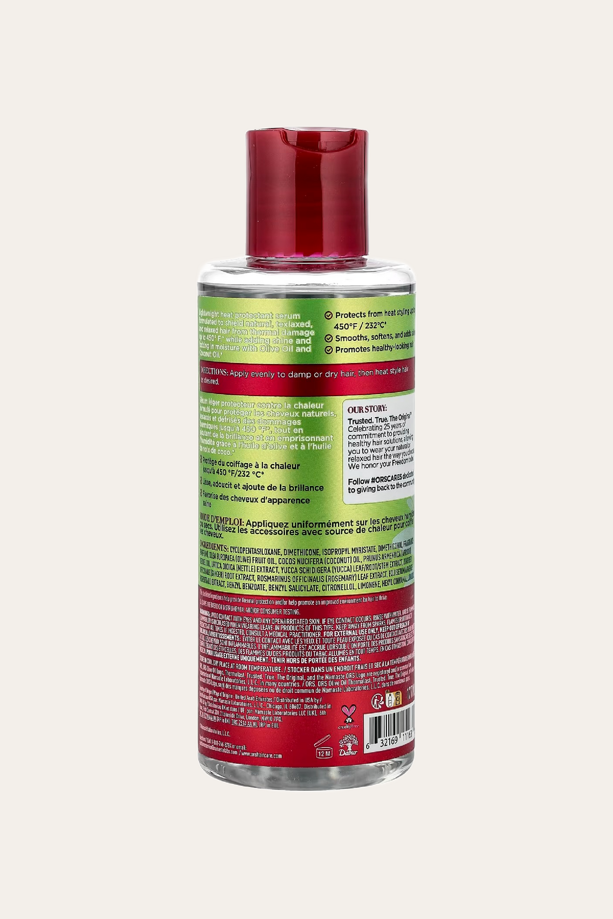 ORS Olive Oil Thermalast Heat Protection Serum 6 Oz